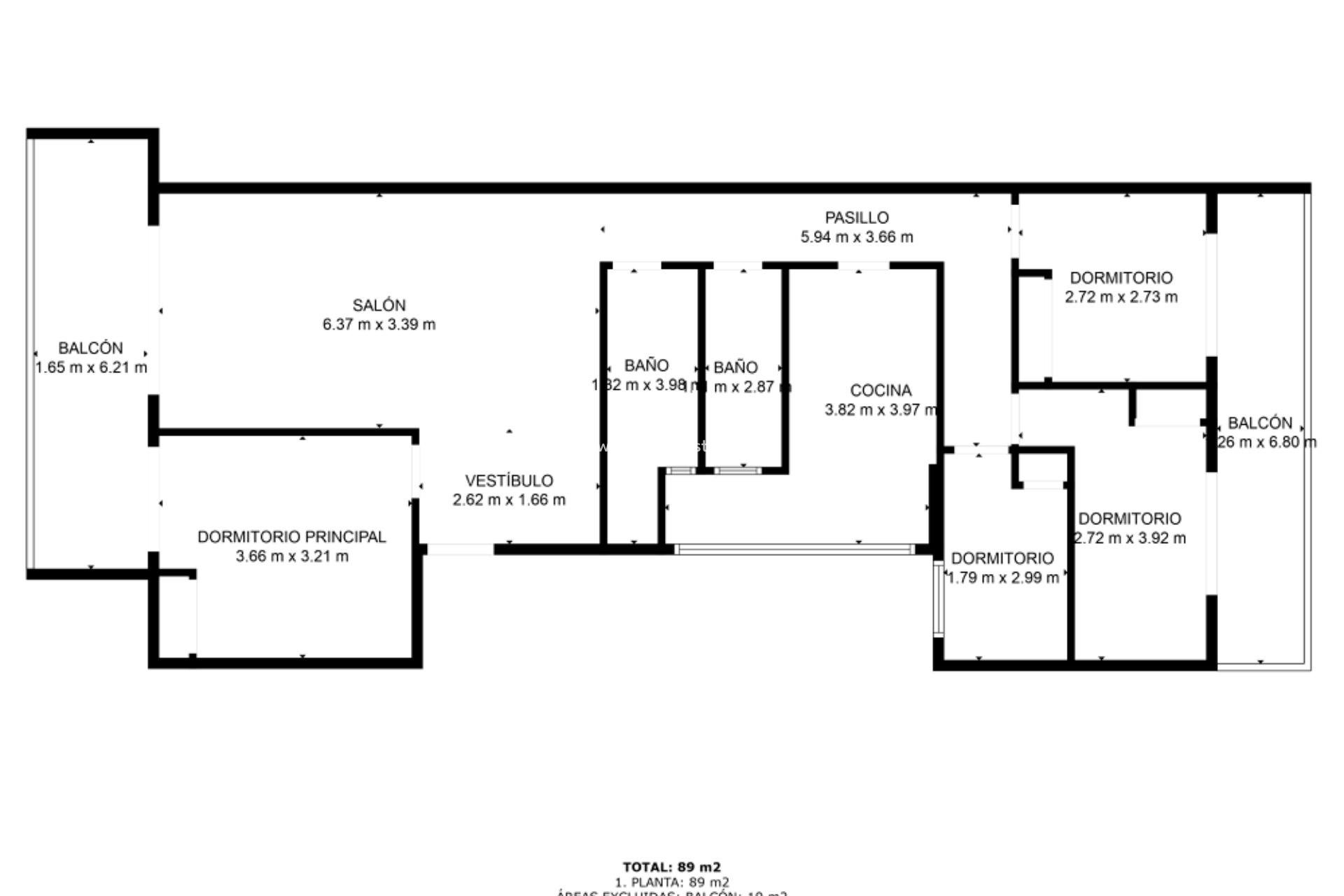 Herverkoop - Appartement -
Torrevieja - Playa del cura