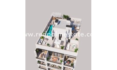 Lägenhet - Nybyggnation - Torrevieja - Centro Torrevieja