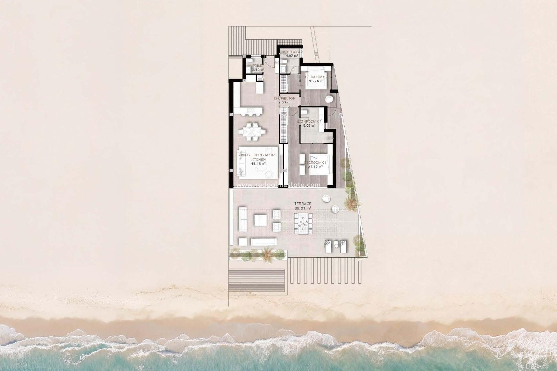 New Build - Apartment -
Estepona - Playa del Cristo