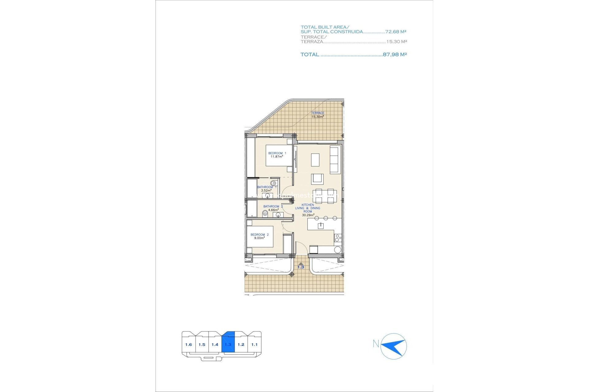 New Build - Apartment -
Los Alczares - Serena Golf