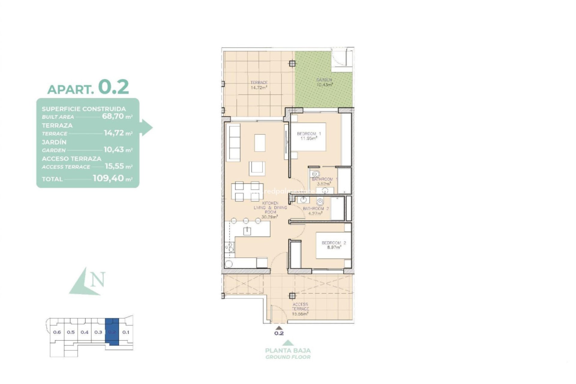 New Build - Apartment -
Los Alczares - Serena Golf