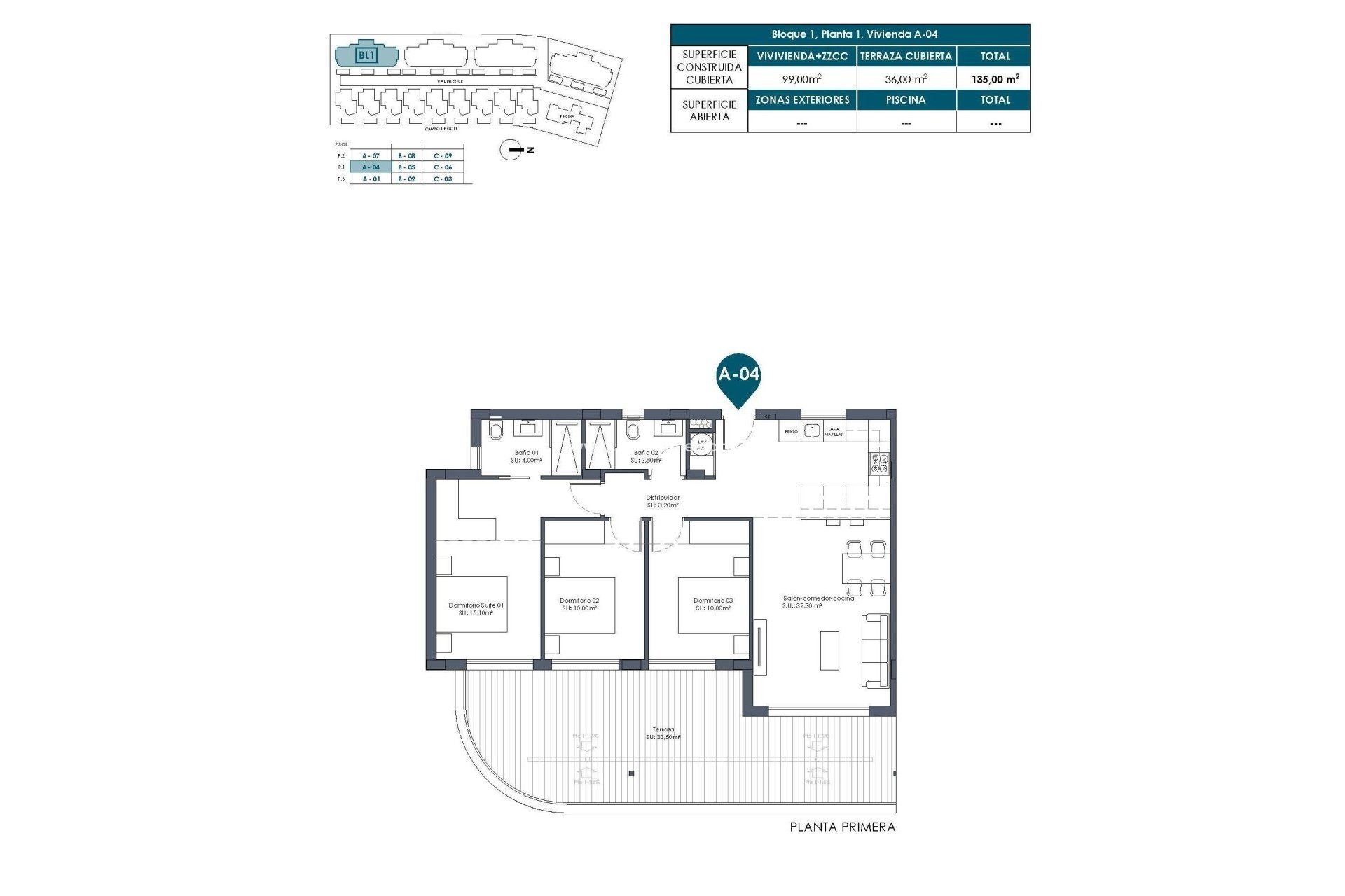 New Build - Apartment -
Los Alczares - Serena Golf