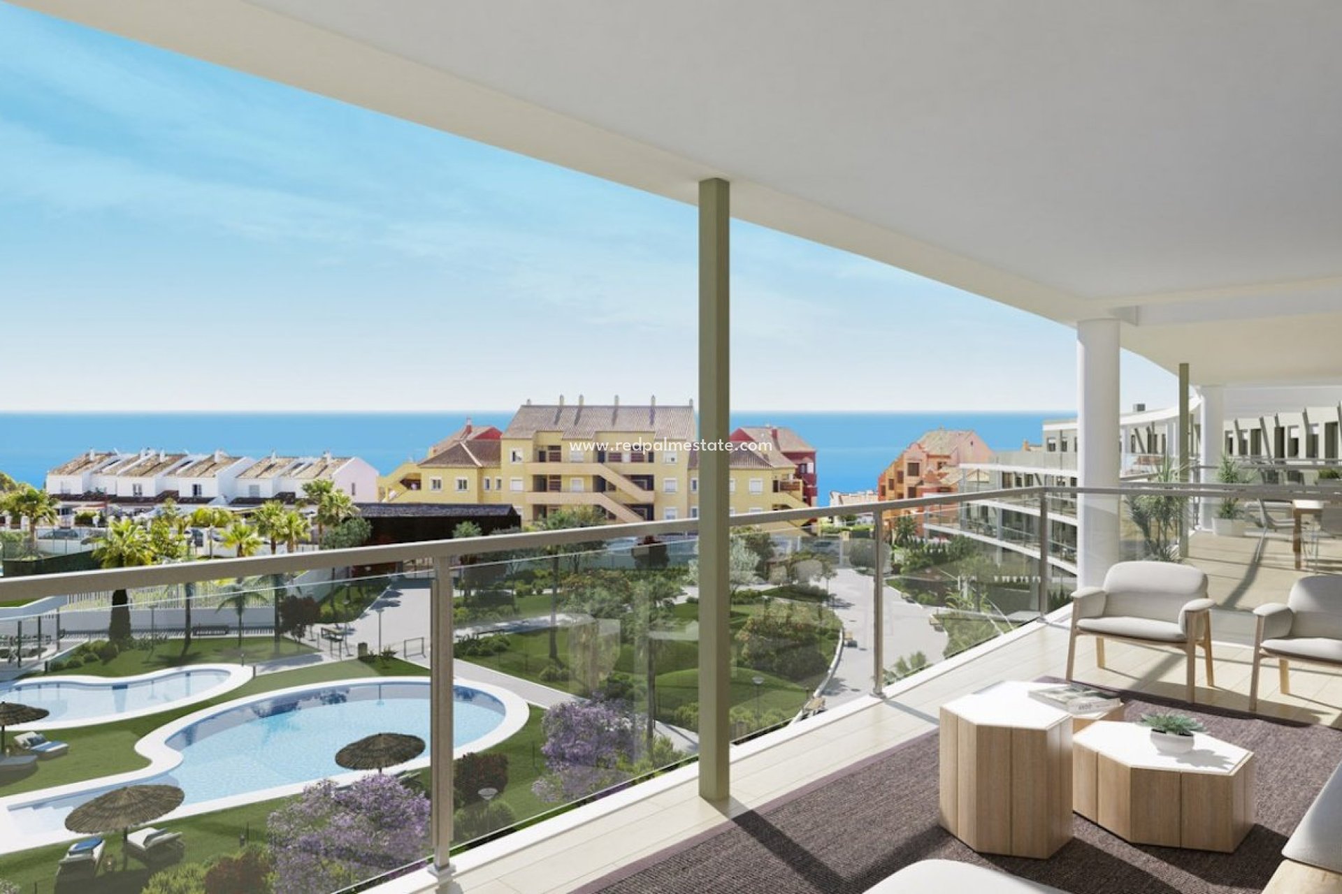 New Build - Apartment -
Manilva - Aldea Beach