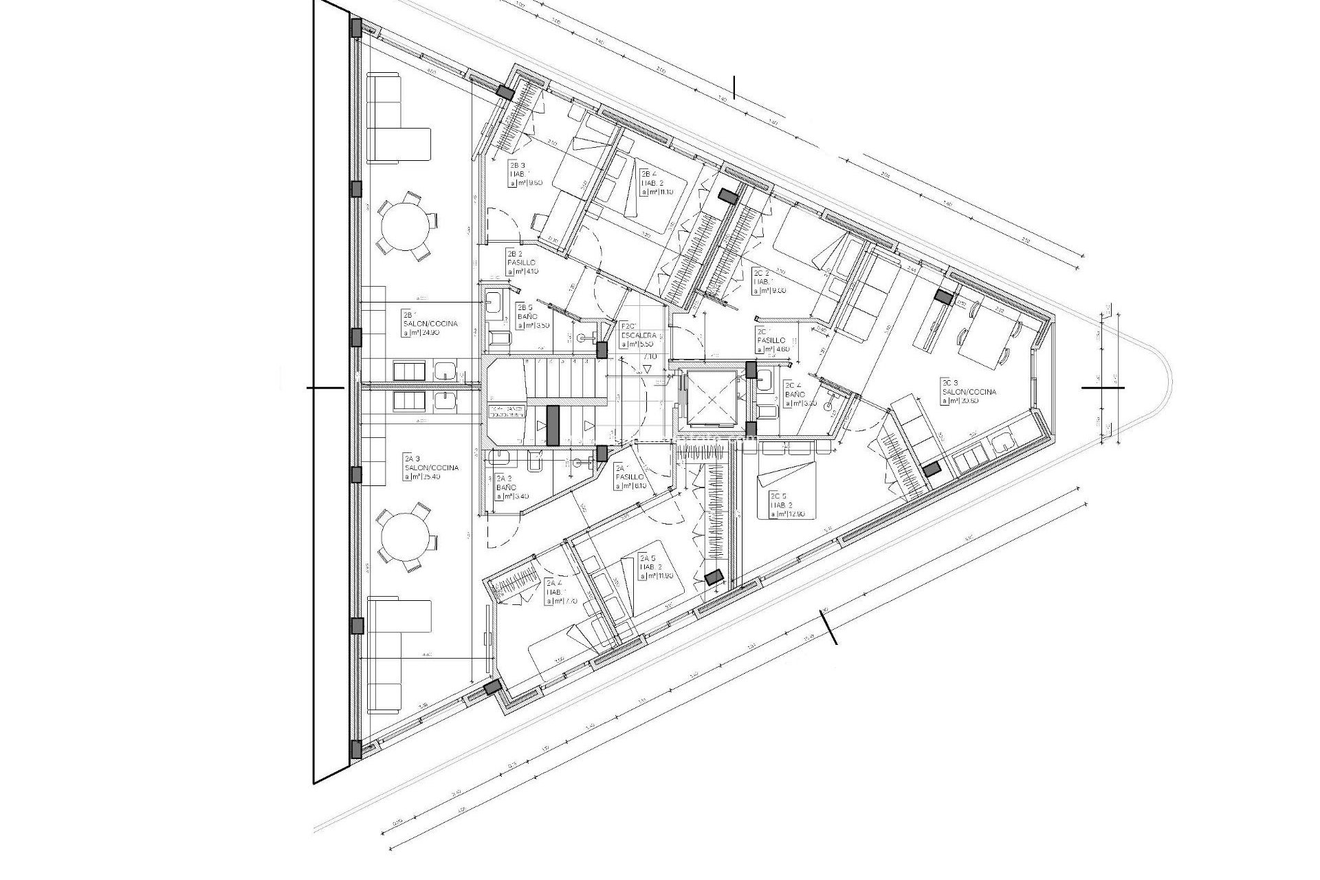 New Build - Apartment -
Mazarron - pueblo