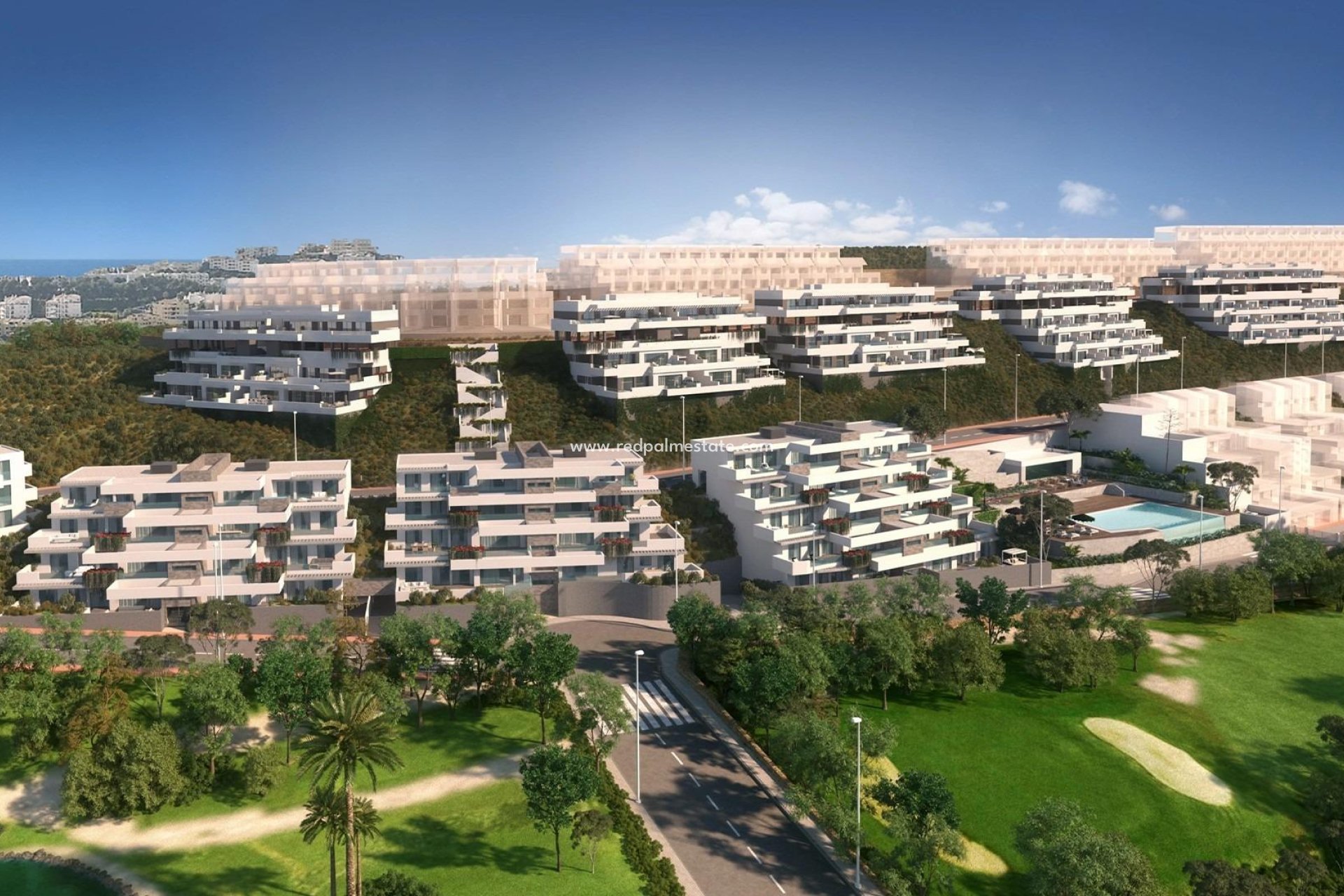New Build - Apartment -
Mijas - La Noria Golf