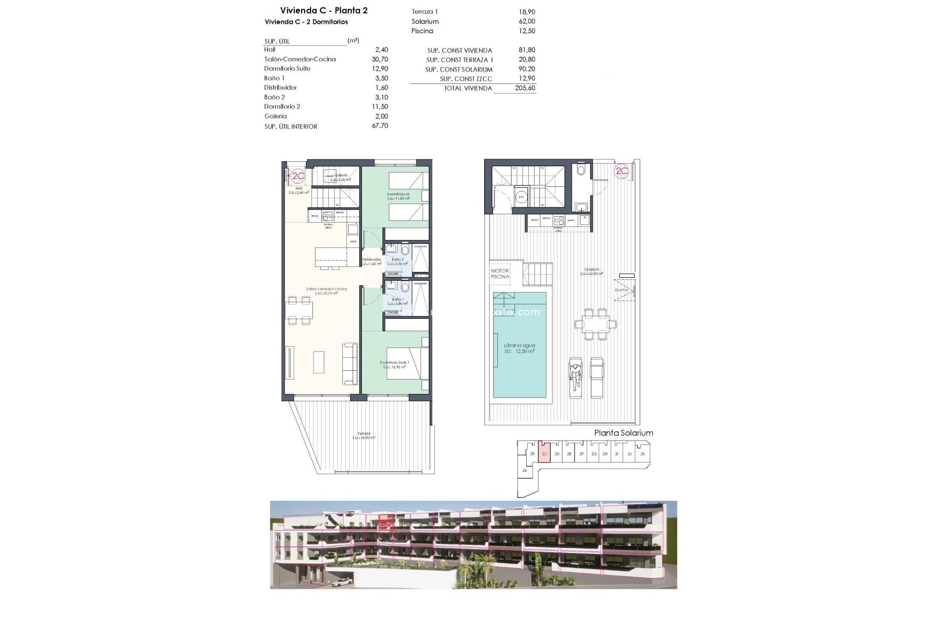 New Build - Apartment Penthouse -
Benijofar - Pueblo