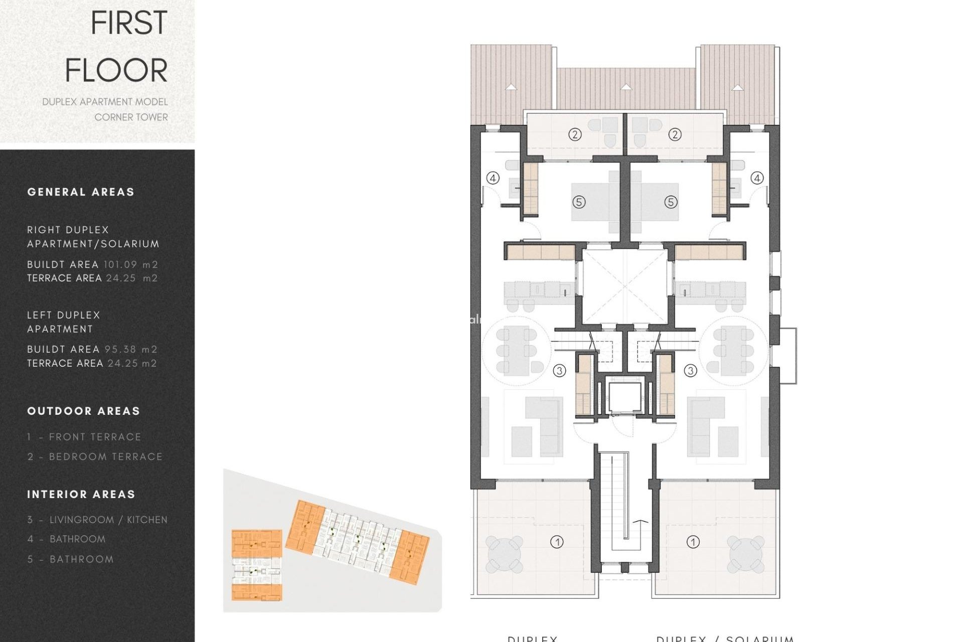 New Build - Apartment Penthouse -
Los Alcazares - Serena Golf