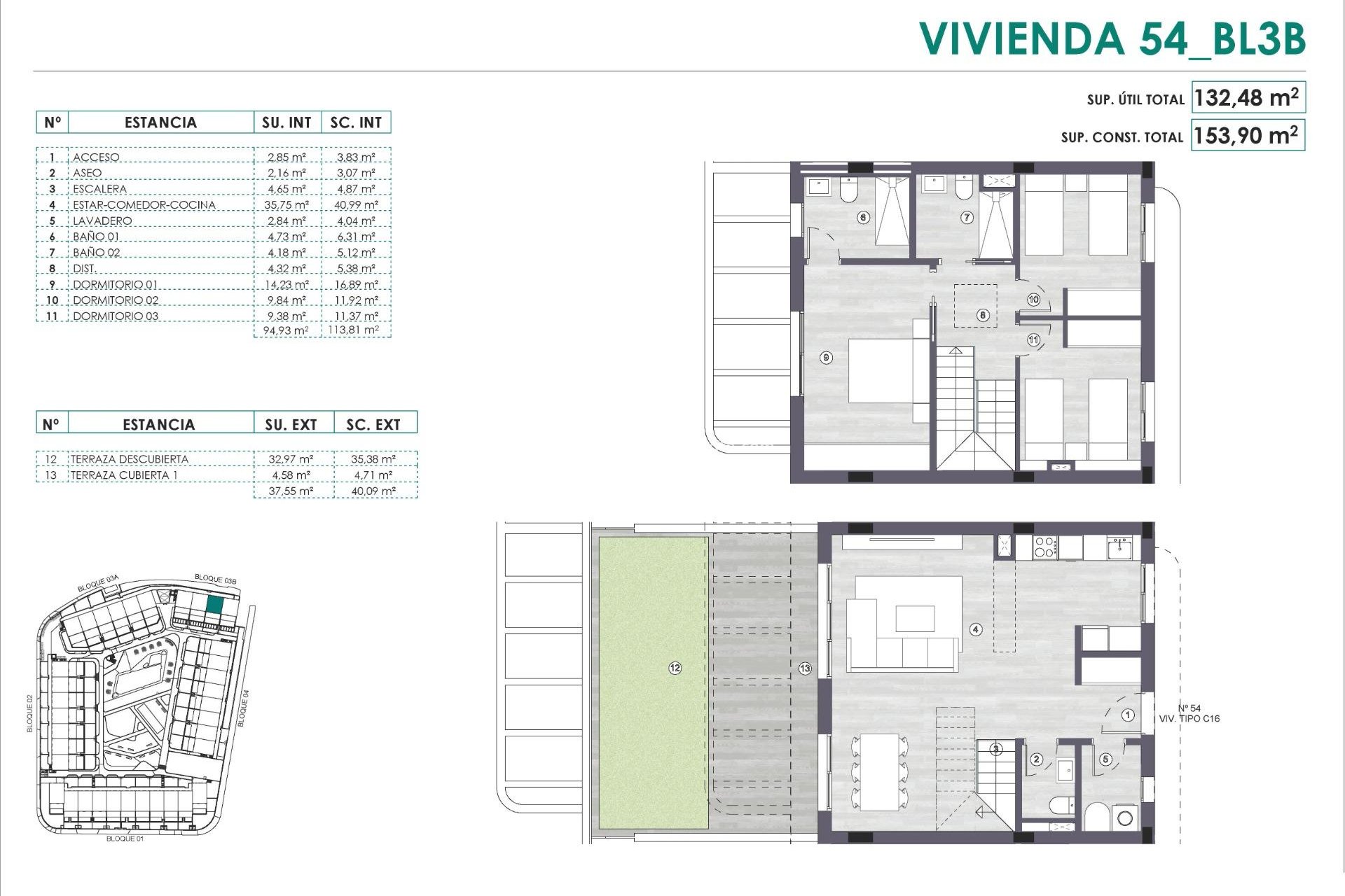 New Build - Apartment Penthouse -
Monforte del Cid - Alenda Golf