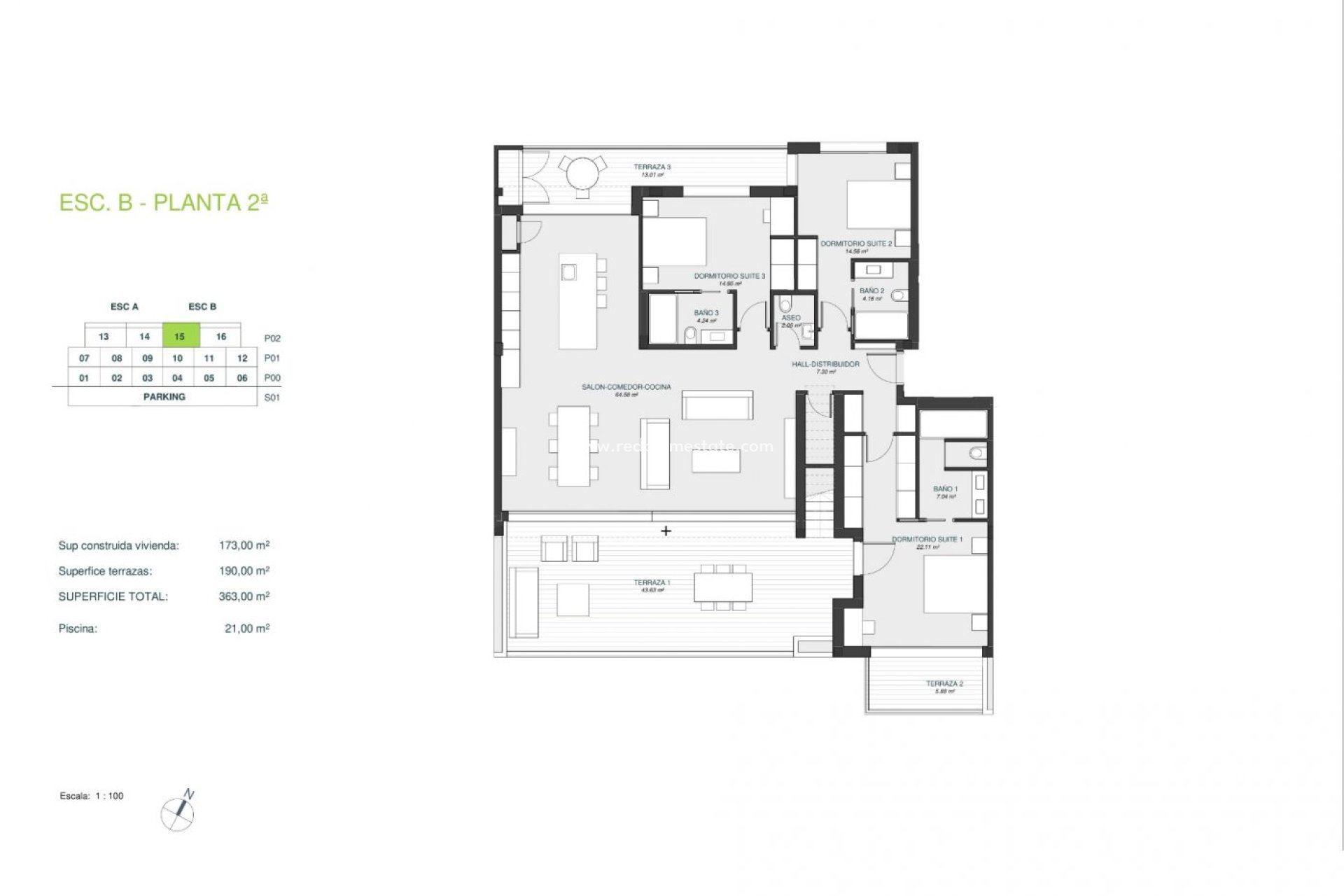 New Build - Apartment Penthouse -
Orihuela Costa - Las Colinas Golf