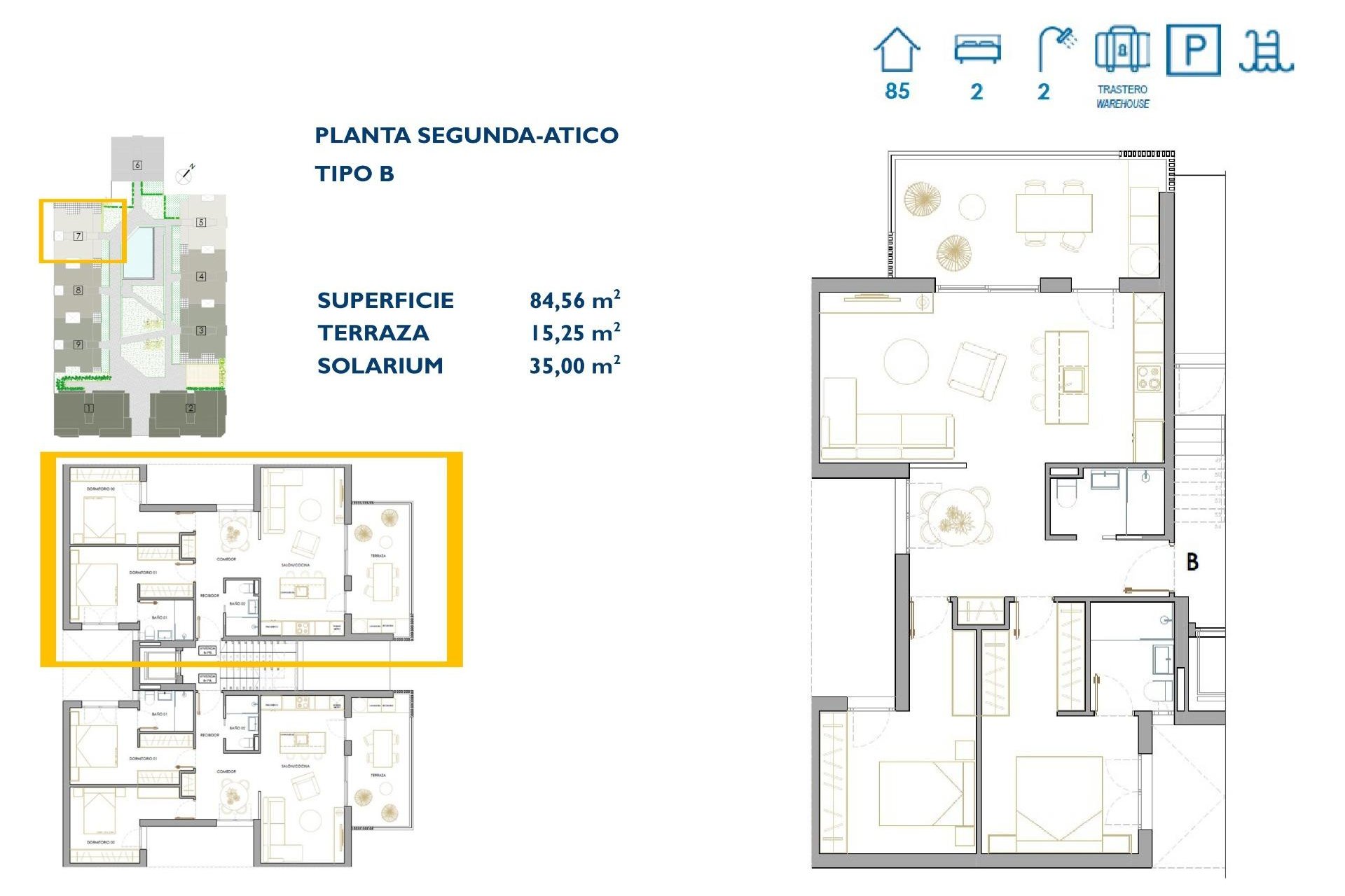 New Build - Apartment Penthouse -
San Pedro del Pinatar - Pueblo