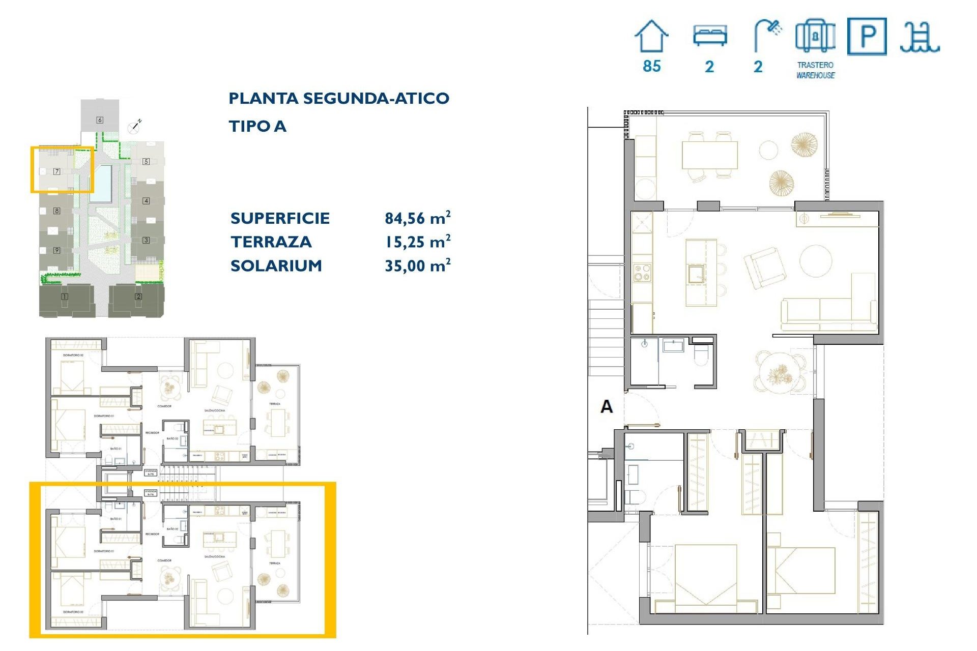 New Build - Apartment Penthouse -
San Pedro del Pinatar - Pueblo