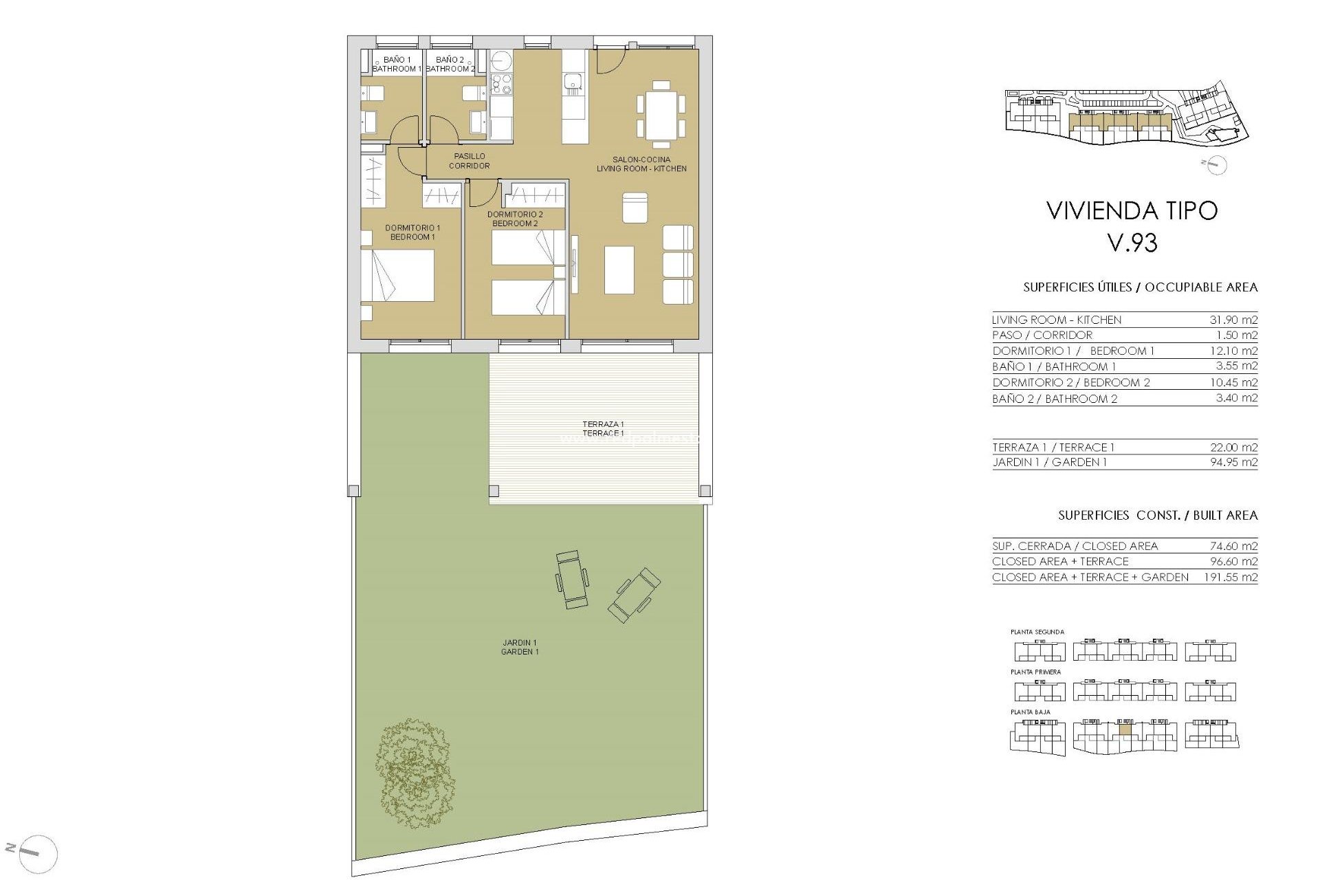 New Build - Apartment -
Pilar de la Horadada - Lo romero golf