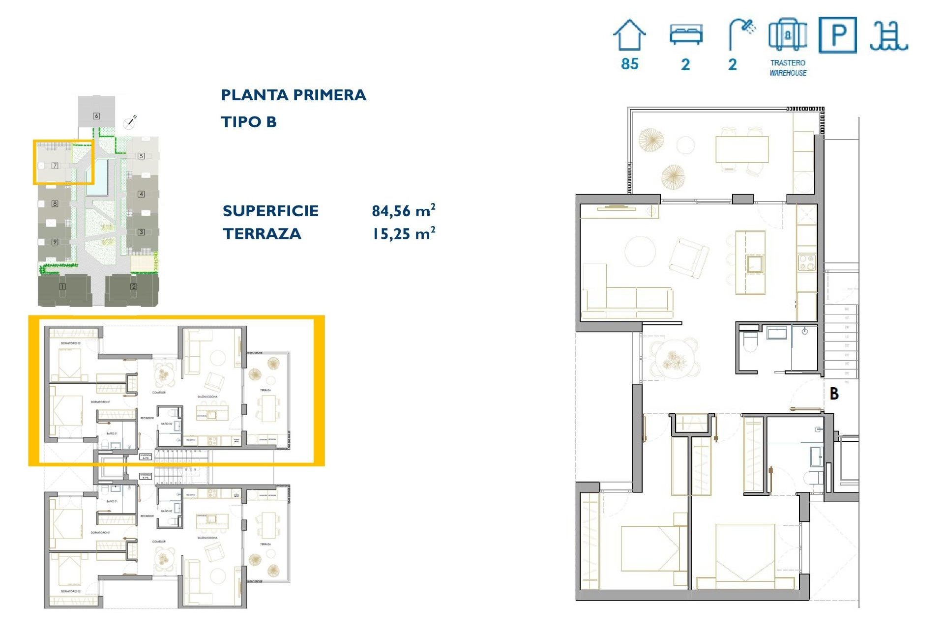 New Build - Apartment -
San Pedro del Pinatar - Pueblo