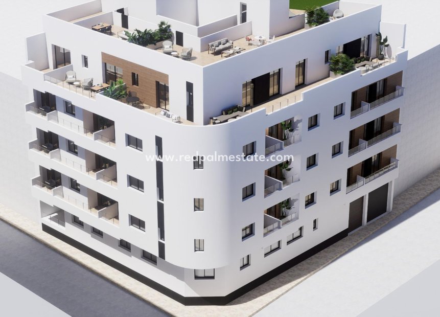 New Build - Apartment -
Torrevieja - pueblo