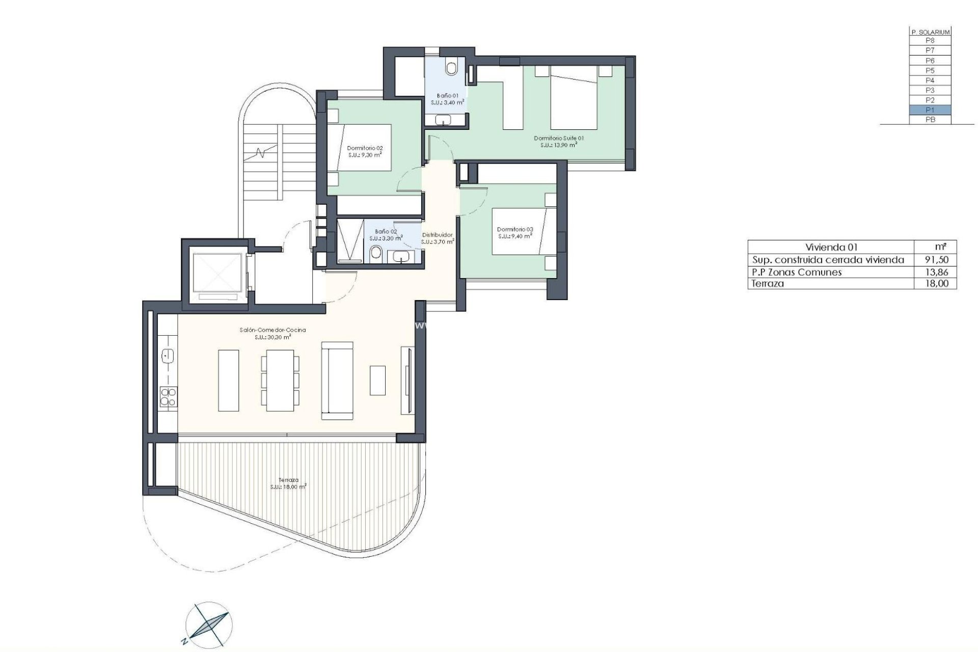 New Build - Apartments -
Guardamar del Segura - Avenida del Puerto