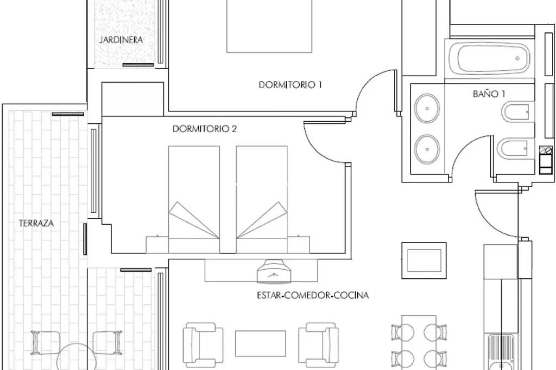 New Build - Apartments -
Vera Playa - Puerto del Rey