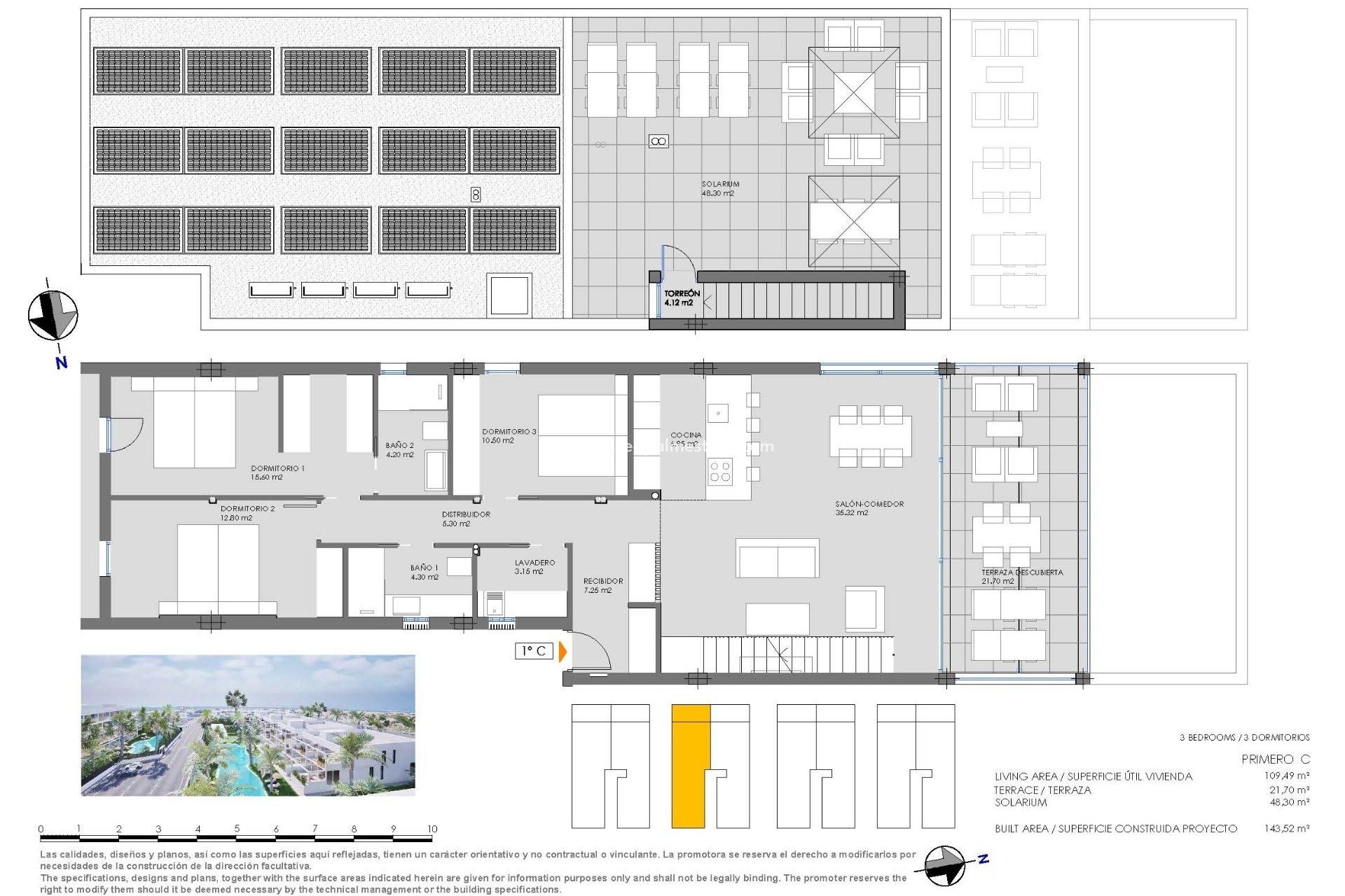 New Build - Bungalow -
Cartagena - Mar de cristal
