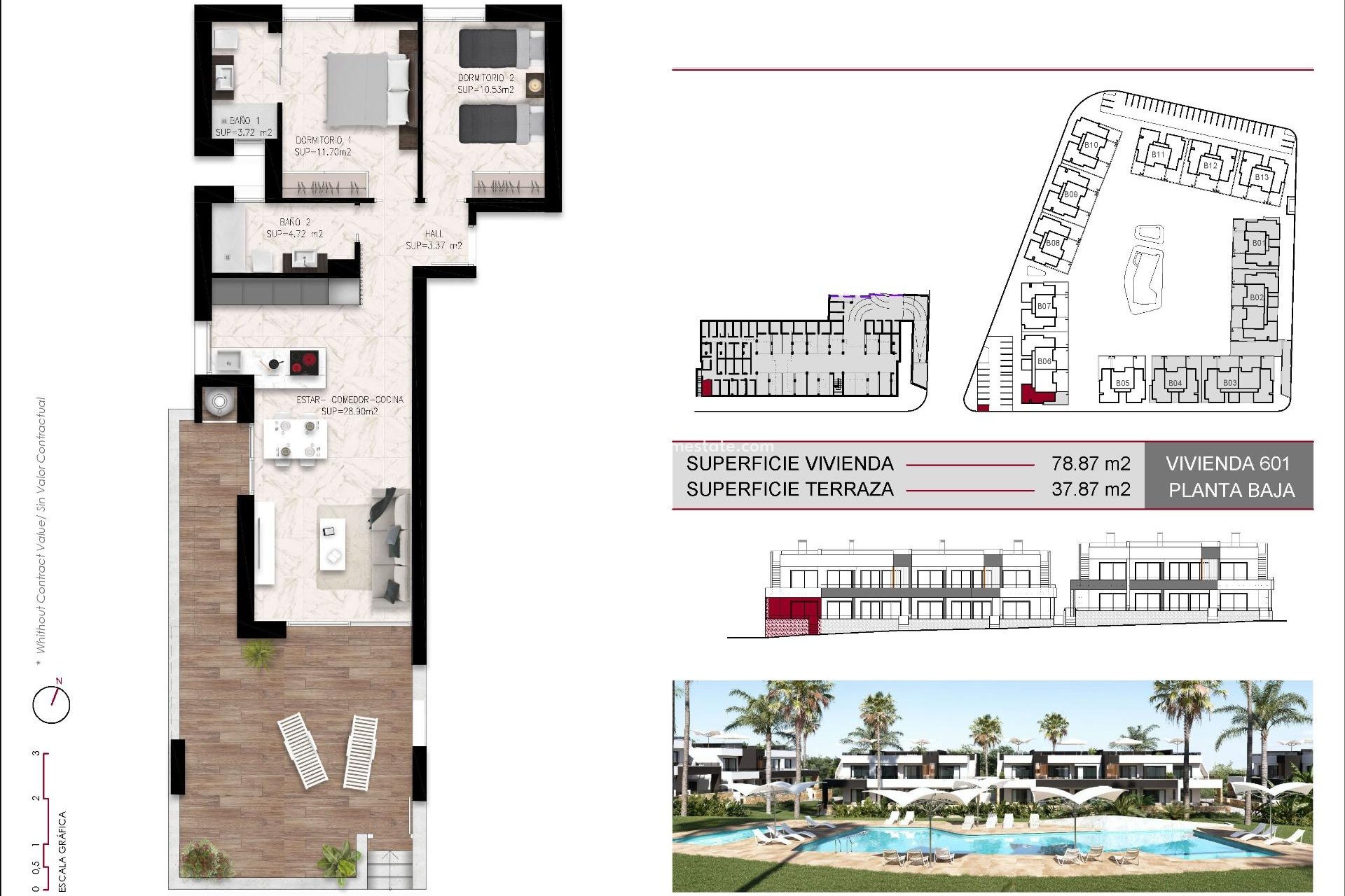 New Build - Bungalow -
Ciudad Quesada - Lo Marabu