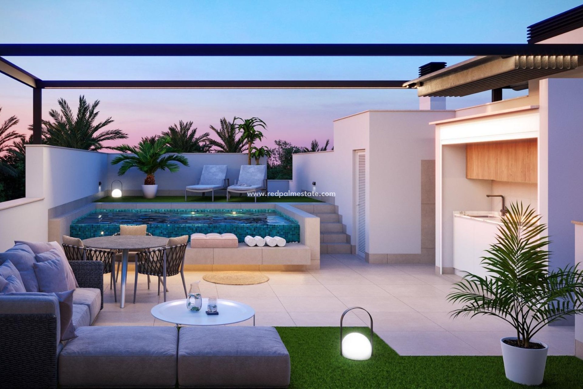 New Build - Bungalow -
Pilar de la Horadada - parques de Andromeda