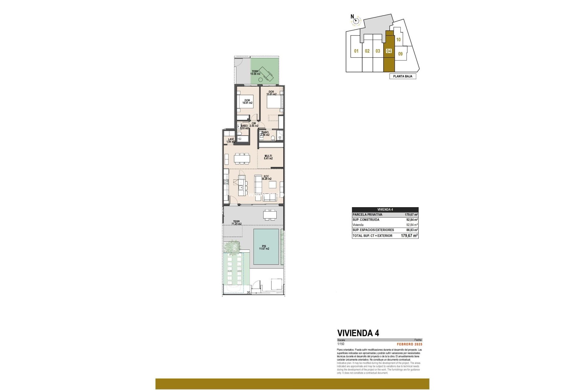New Build - Bungalow -
Pilar de la Horadada - parques de Andromeda