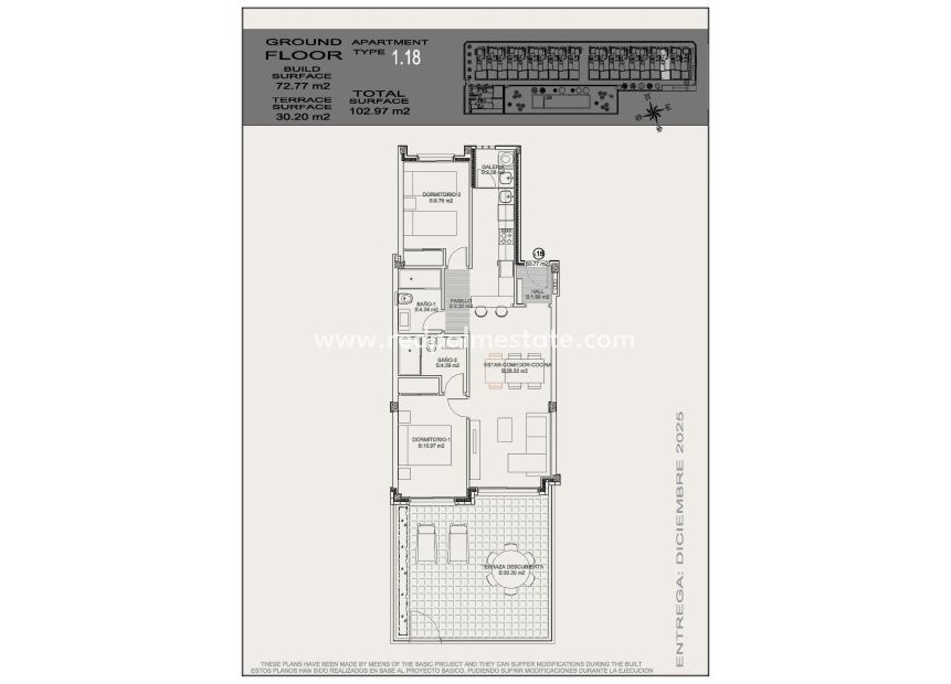 New Build - Bungalow -
Torrevieja - Altos del Sol