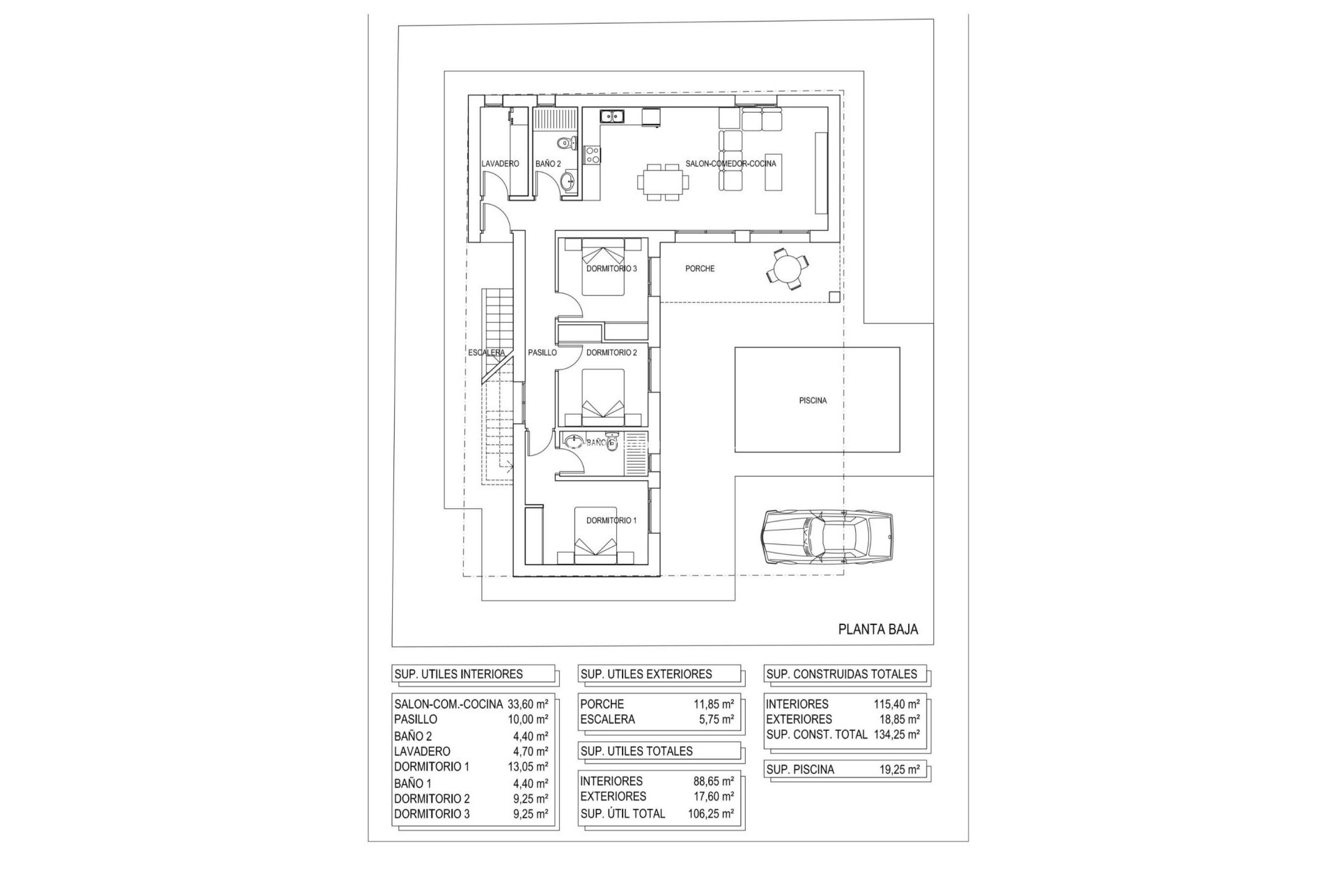 New Build - Detached Villa -
Pinoso - Campo