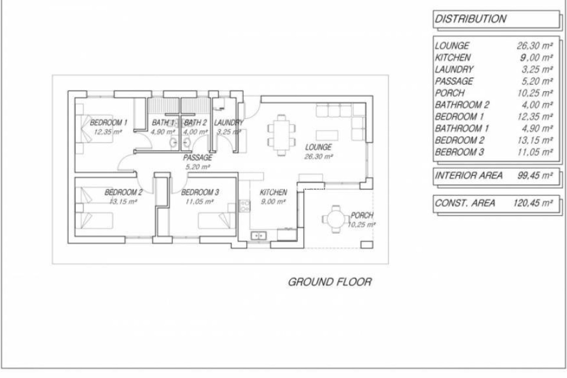 New Build - Detached Villa -
Pinoso - Campo