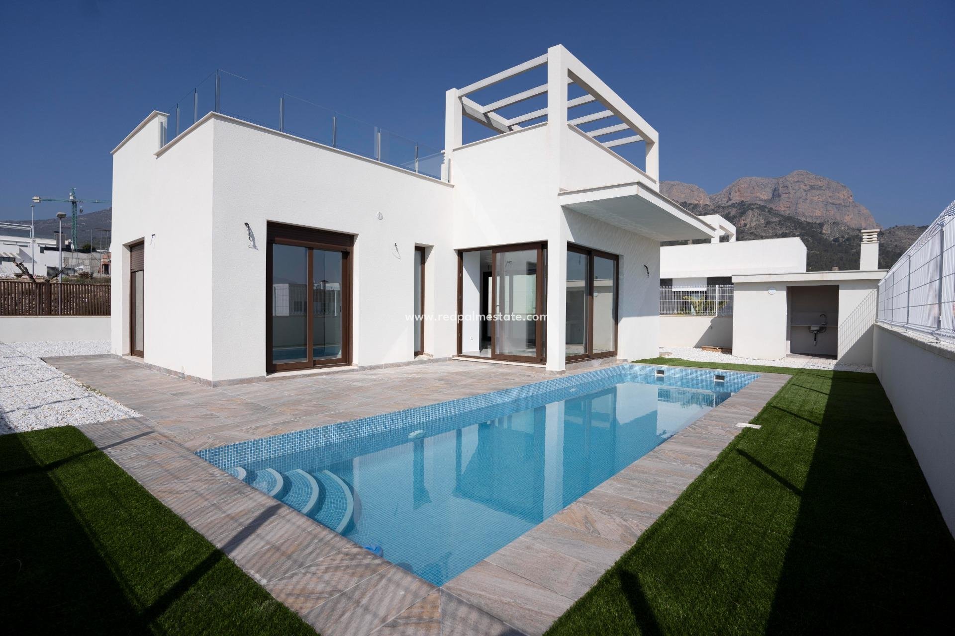 New Build - Detached Villa -
Polop - Alberca