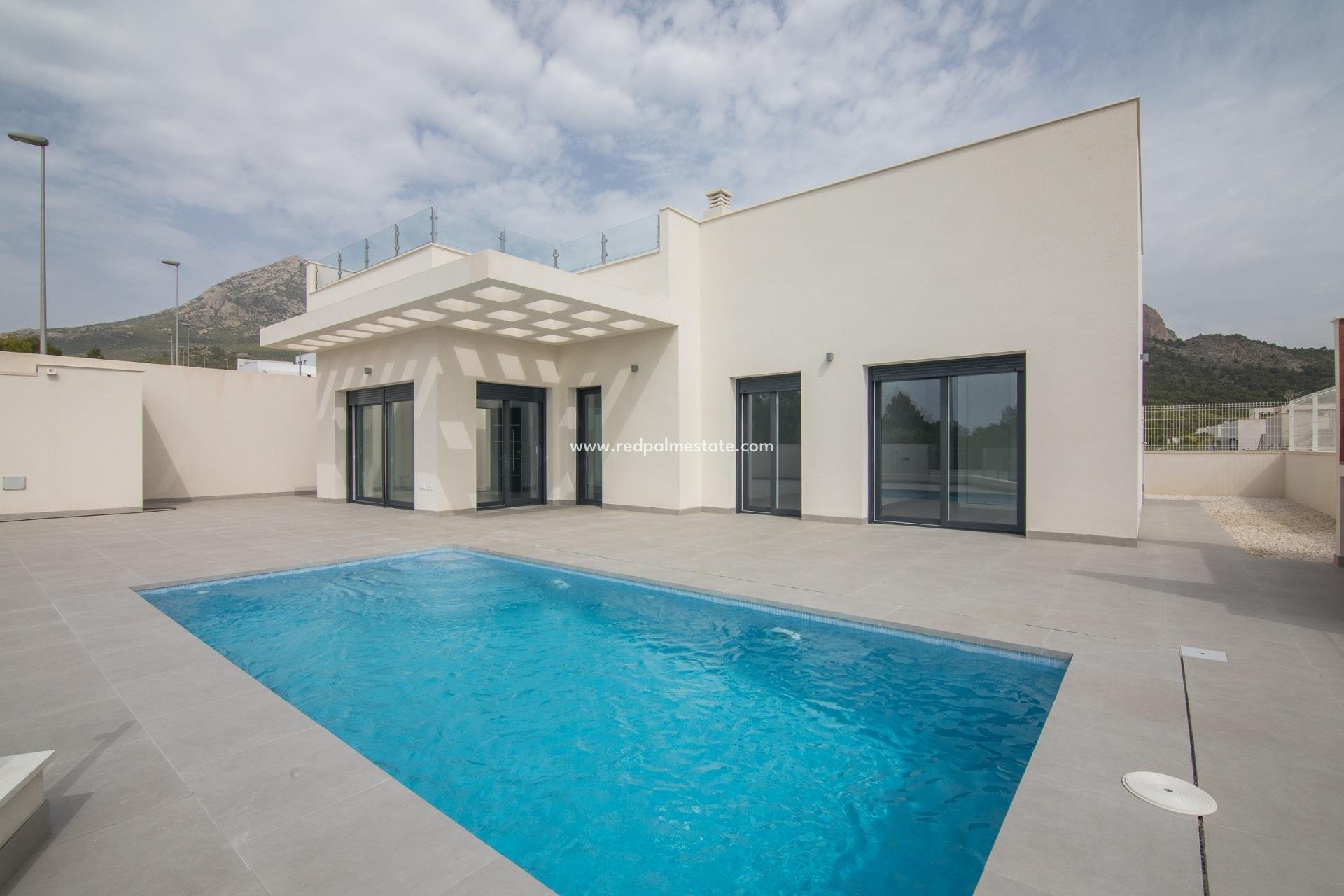 New Build - Detached Villa -
Polop - Alberca