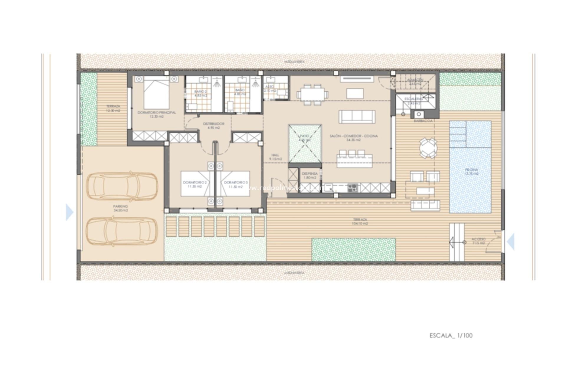 New Build - Detached Villa -
San Juan de los Terreros - Las Mimosas