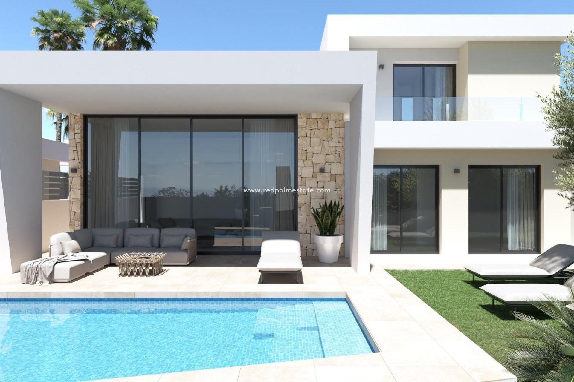 New Build - Detached Villa -
Torrevieja - La Siesta - El Salado -  Torreta