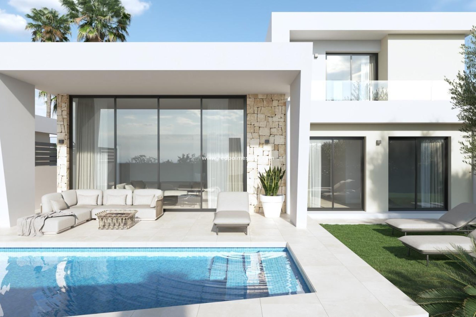 New Build - Detached Villa -
Torrevieja - La Siesta - El Salado -  Torreta