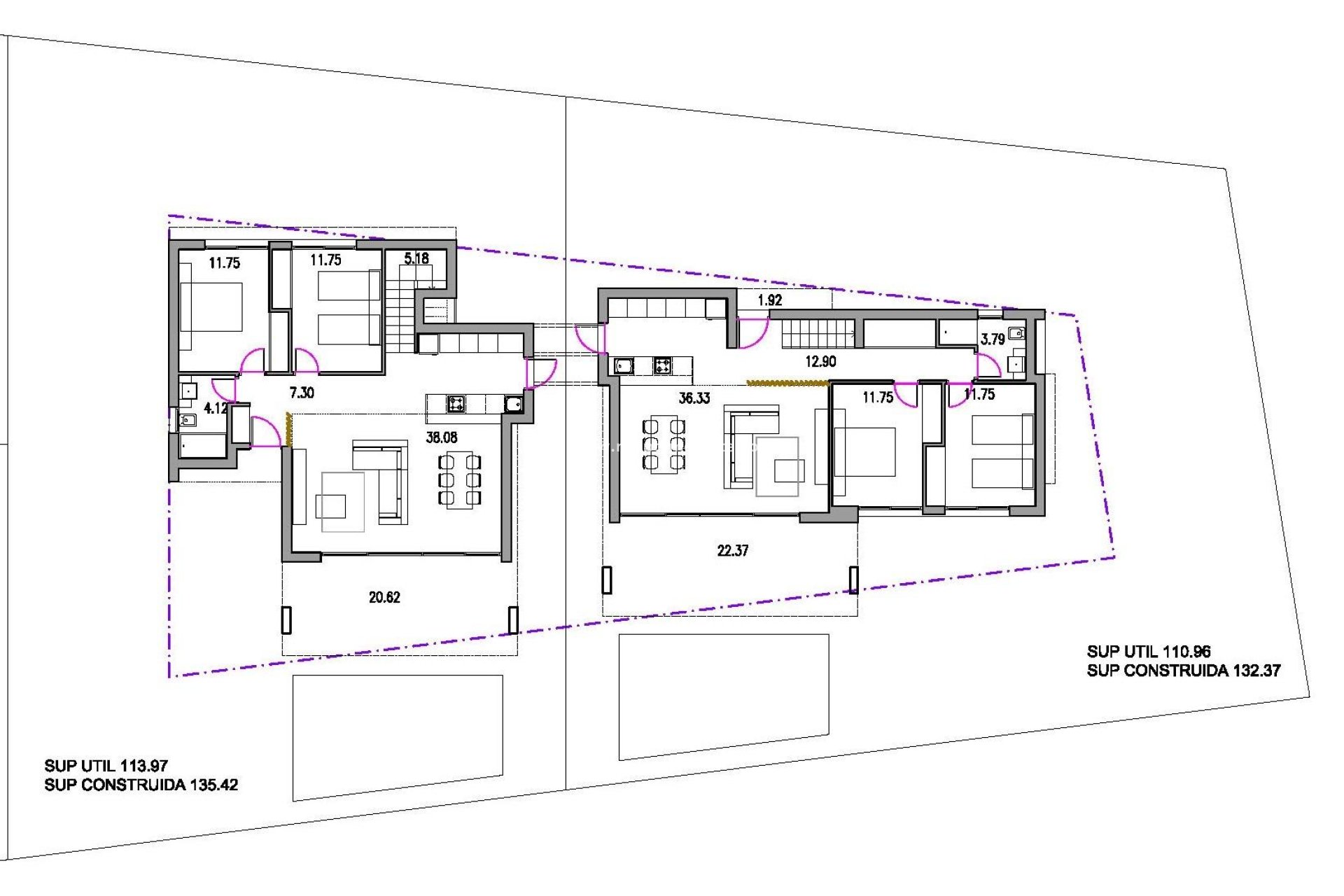 New Build - Detached Villa -
Torrevieja - La Siesta - El Salado -  Torreta