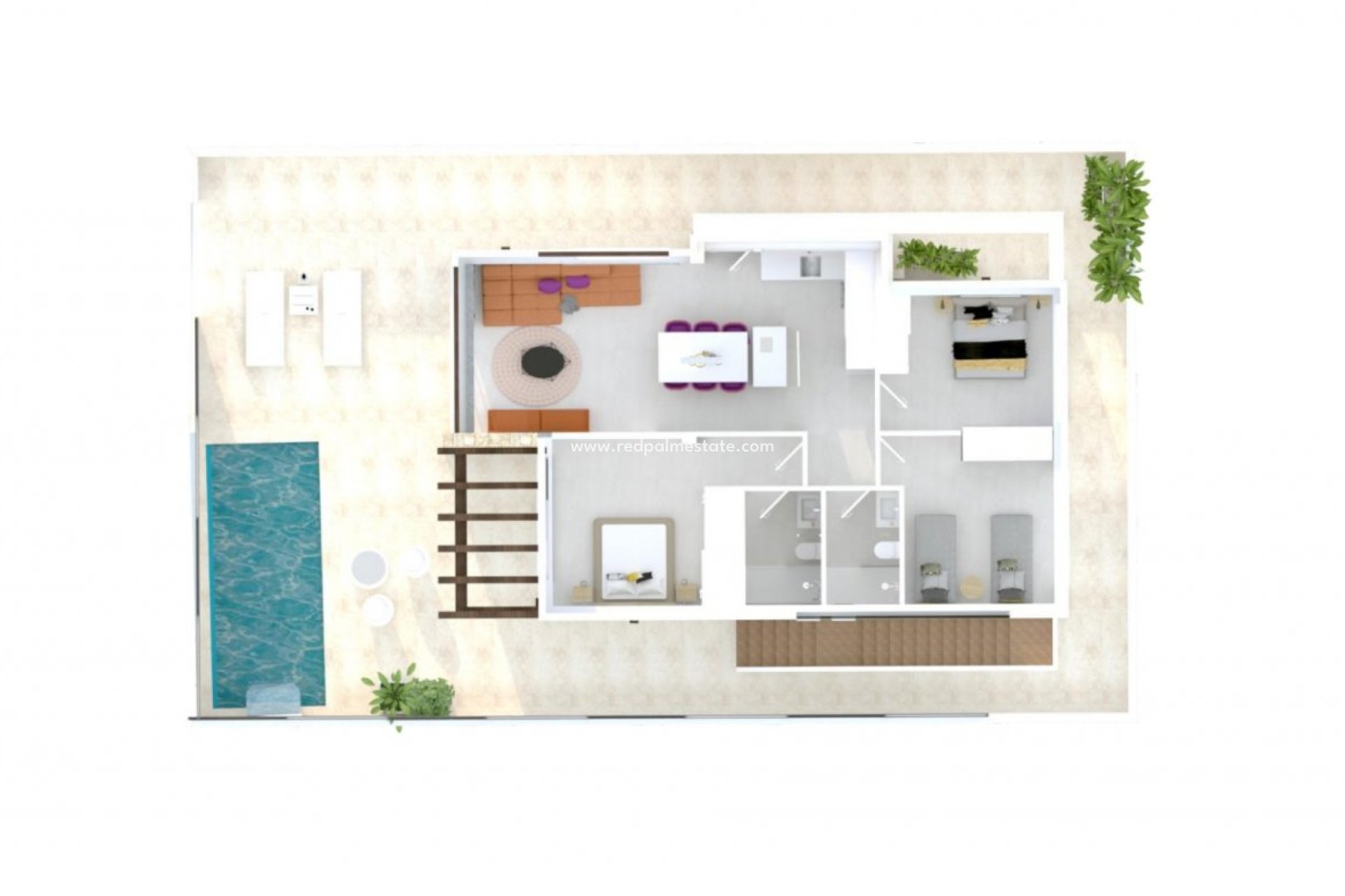 New Build - Detached Villa -
Vera - Vera Playa