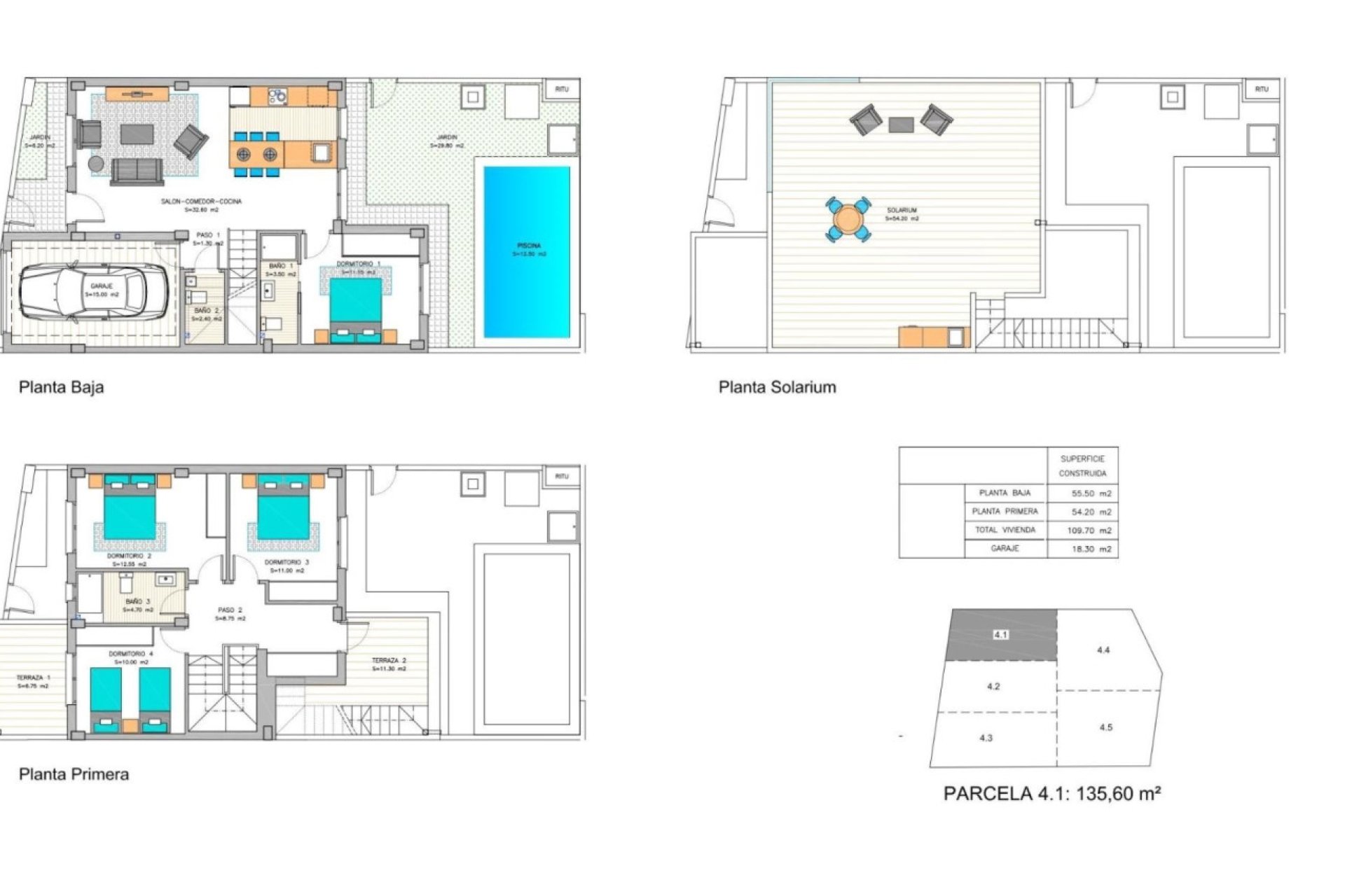 New Build - Town House -
Los Belones - Center