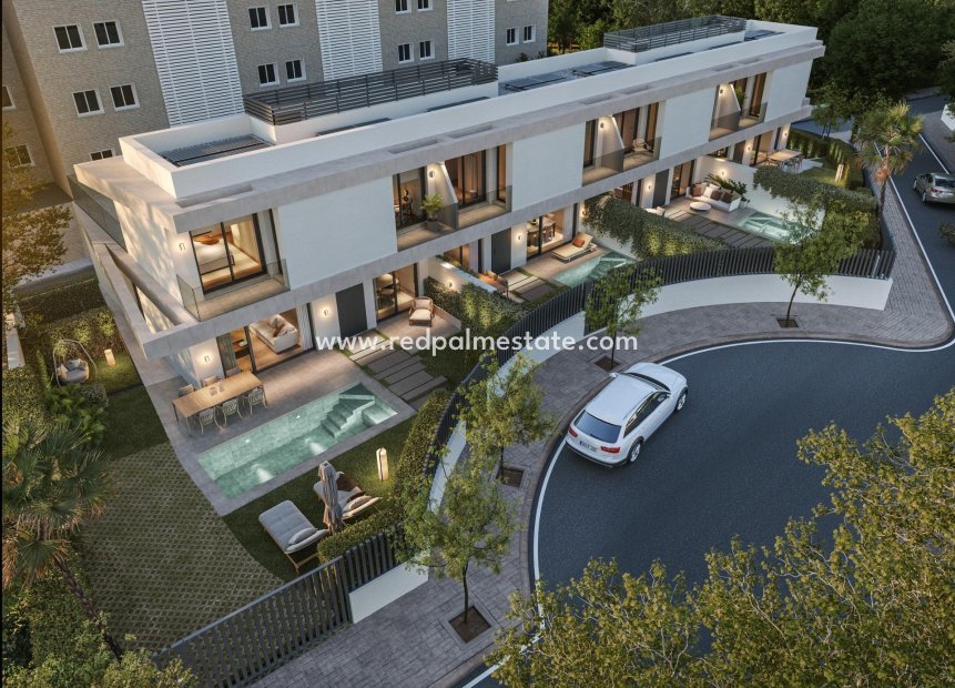 New Build - Town House -
Málaga - El Limonar