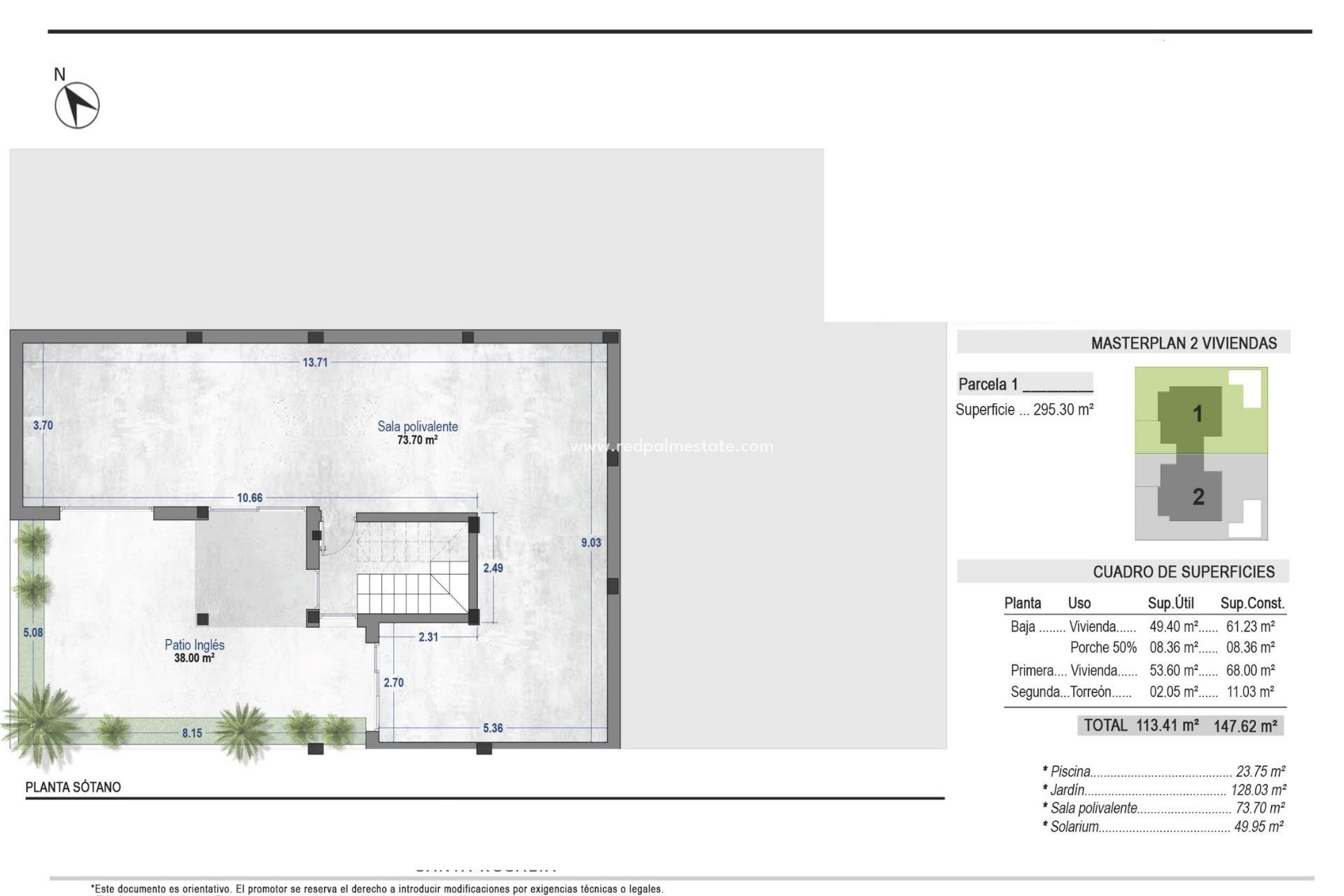 New Build - Town House -
Torre Pacheco - Santa Rosalia