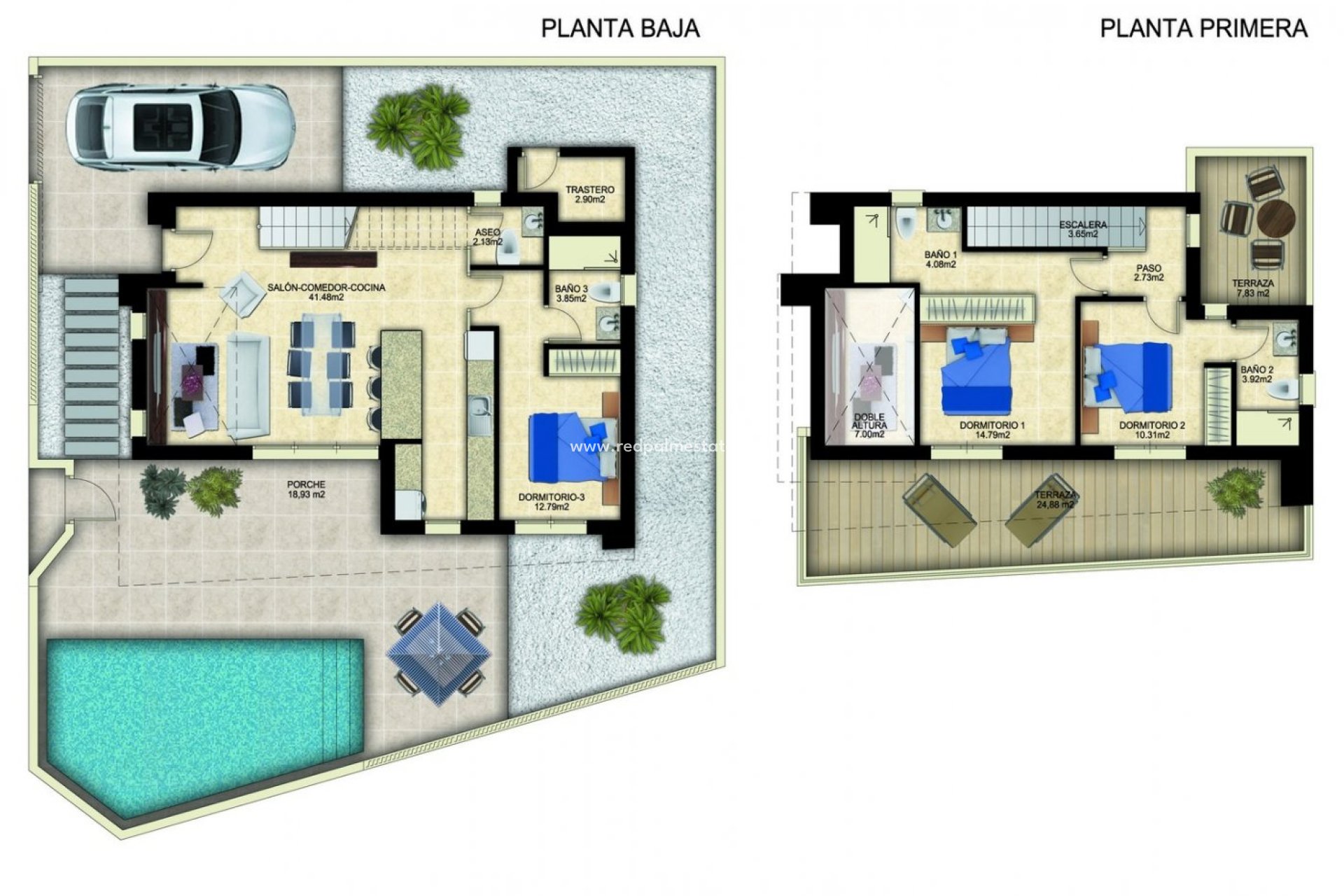 New Build - Villa -
Benijofar - Polideportivo