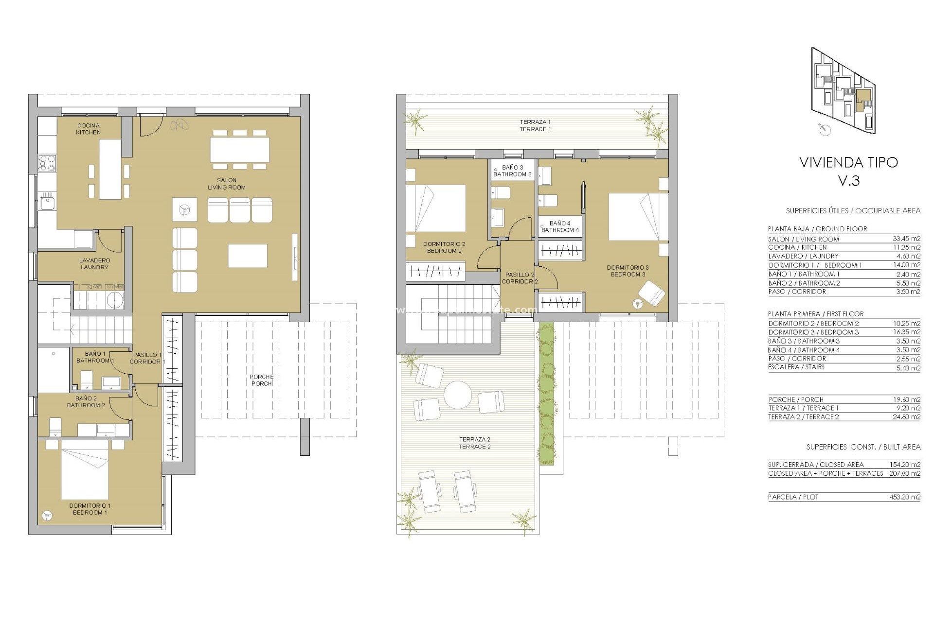 New Build - Villa -
Pilar de la Horadada - Lo romero golf