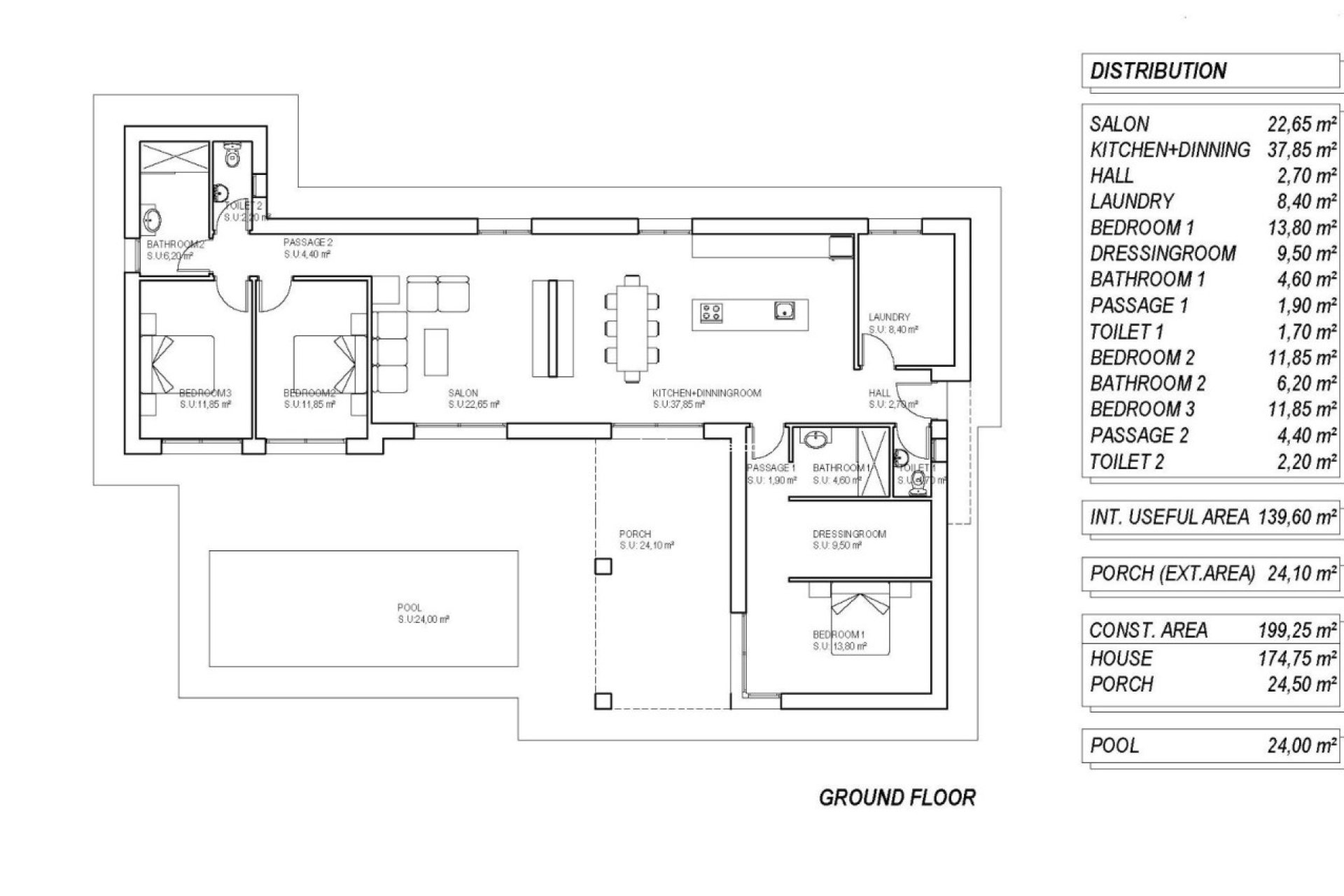 New Build - Villa -
Pinoso - Campo