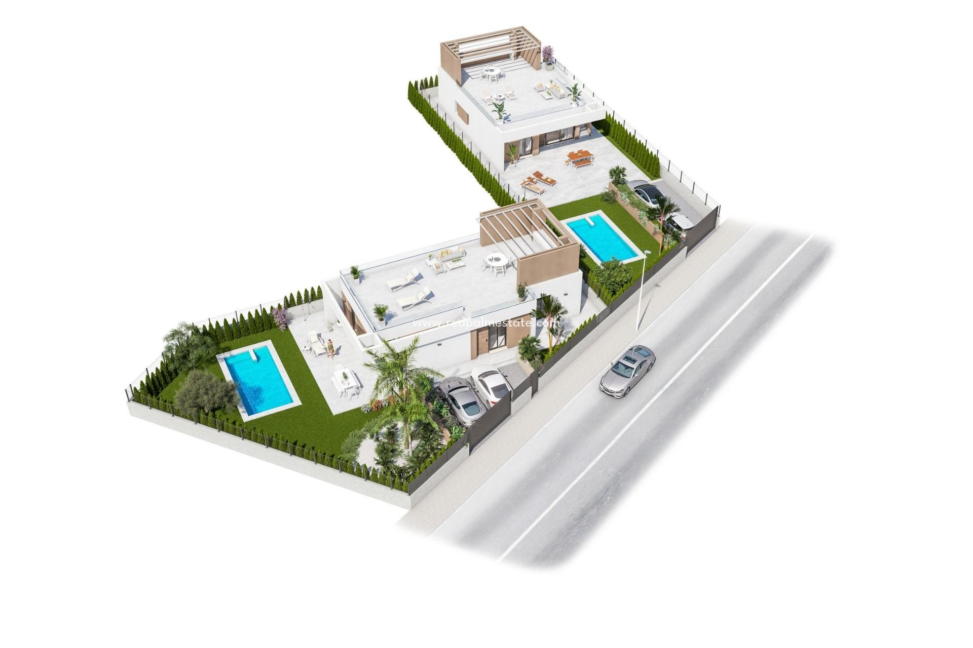 New Build - Villa -
Vera Playa - Pueblo Salinas