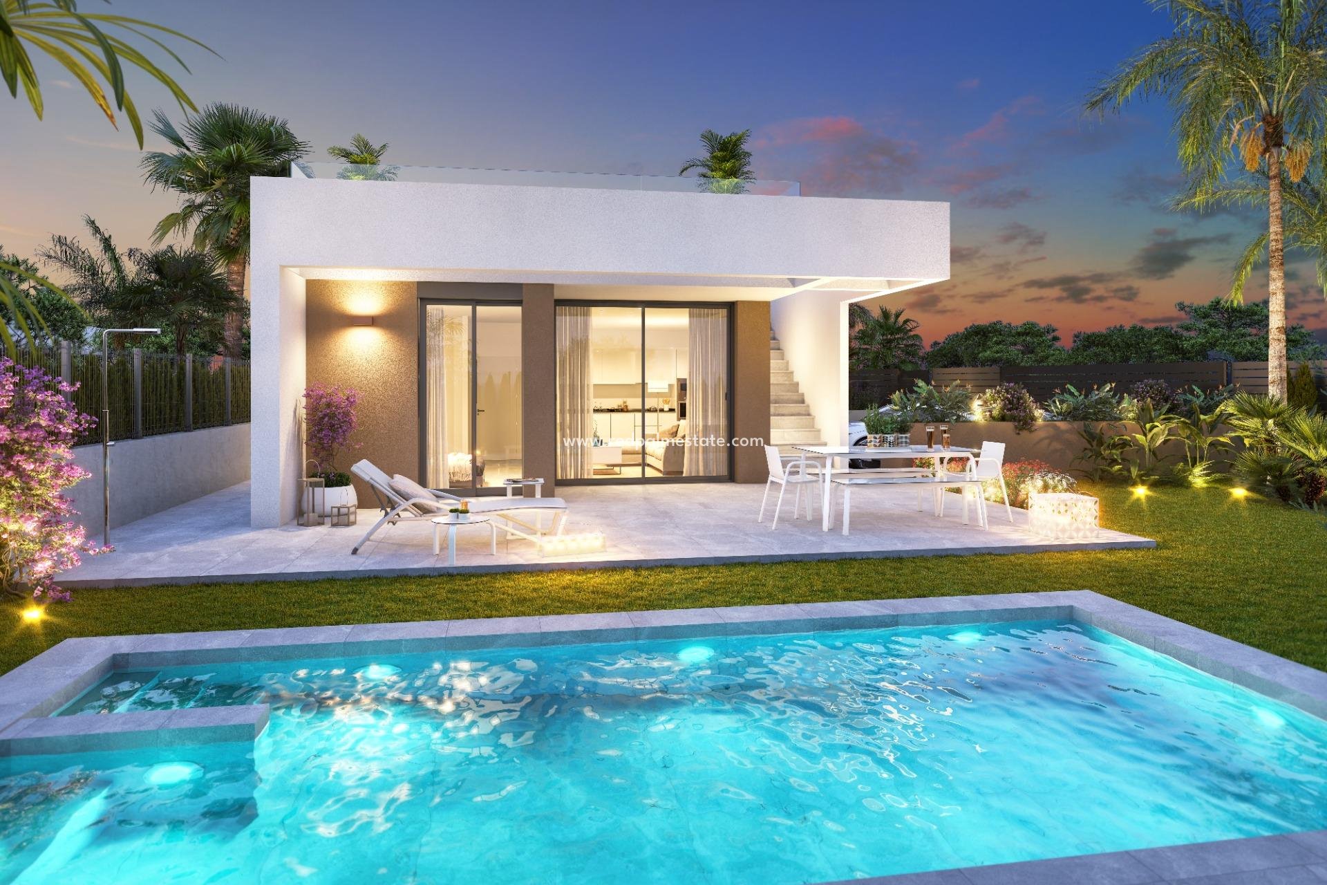 New Build - Villa -
Vera Playa - Pueblo Salinas