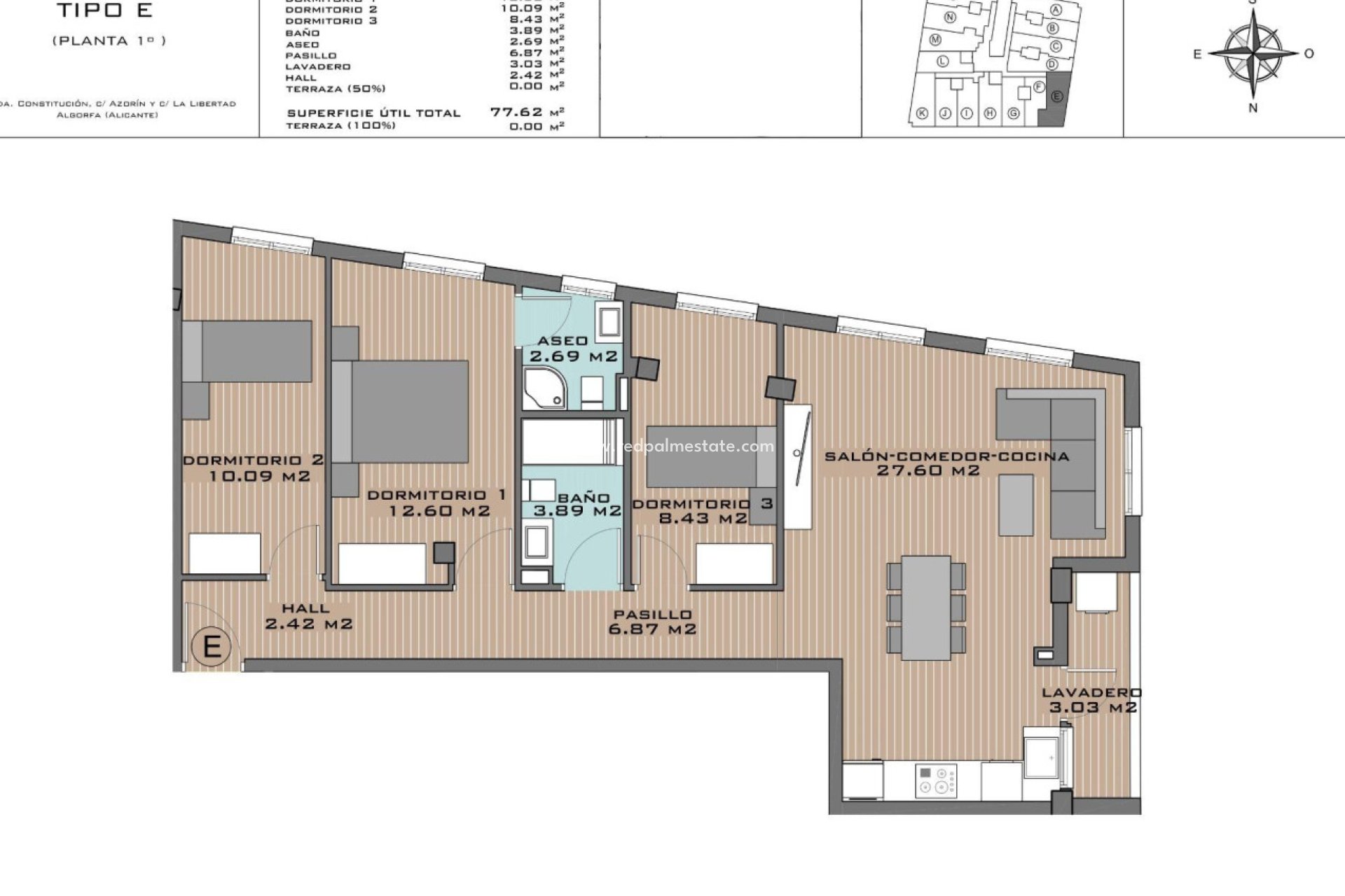 Nieuwbouw Woningen - Appartement -
Algorfa - Pueblo