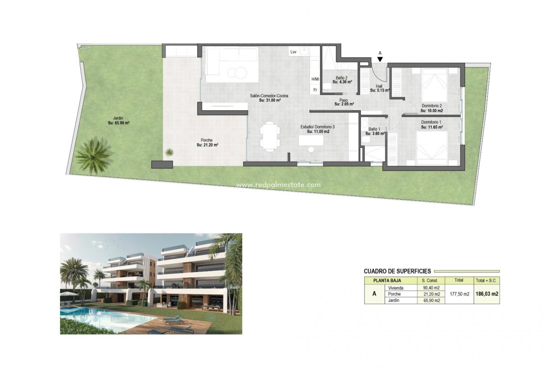 Nieuwbouw Woningen - Appartement -
Alhama De Murcia - Condado De Alhama