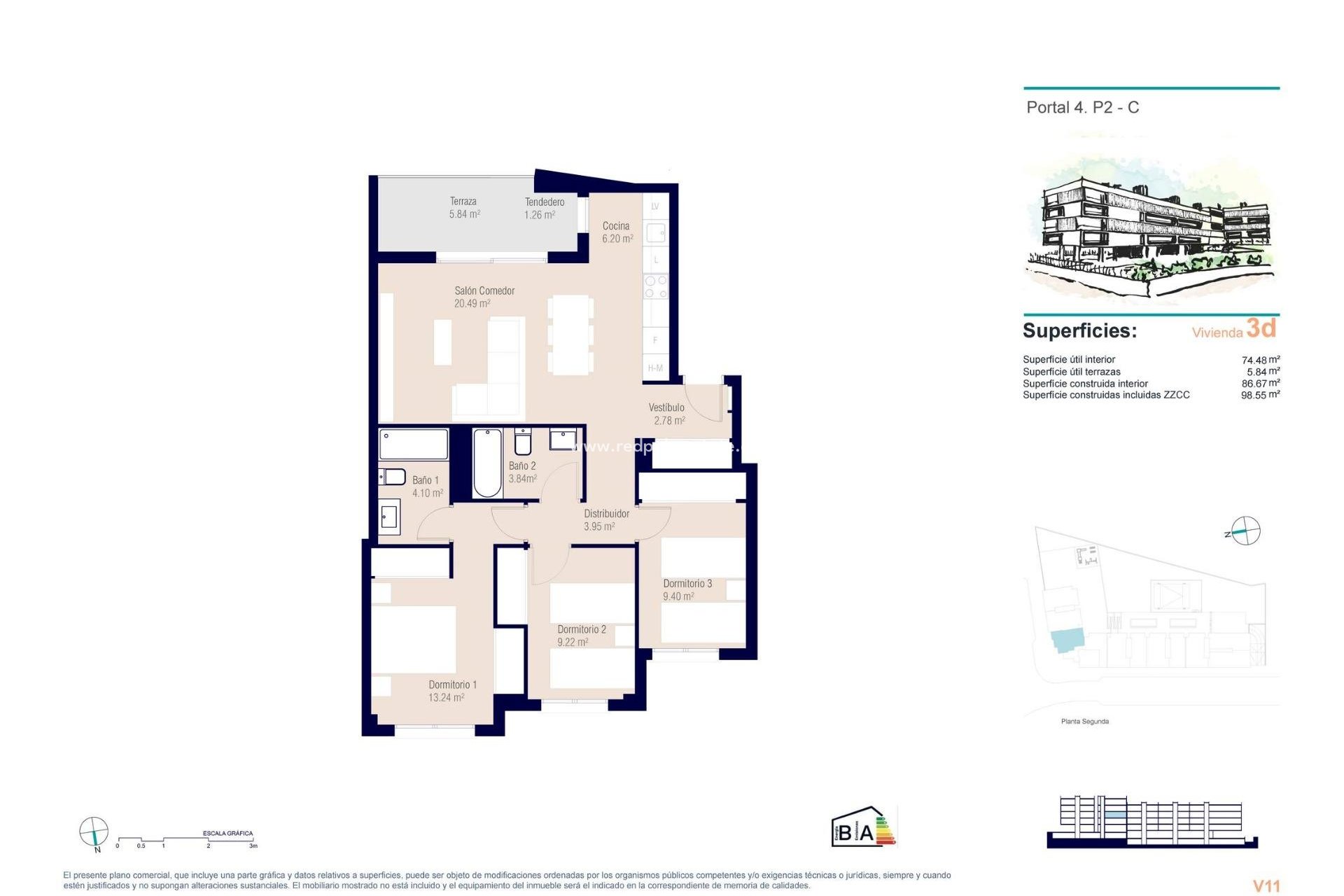 Nieuwbouw Woningen - Appartement -
Alicante - Pau Ii