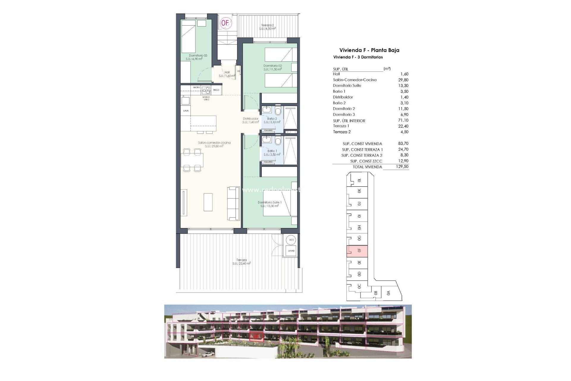 Nieuwbouw Woningen - Appartement -
Benijofar - Pueblo