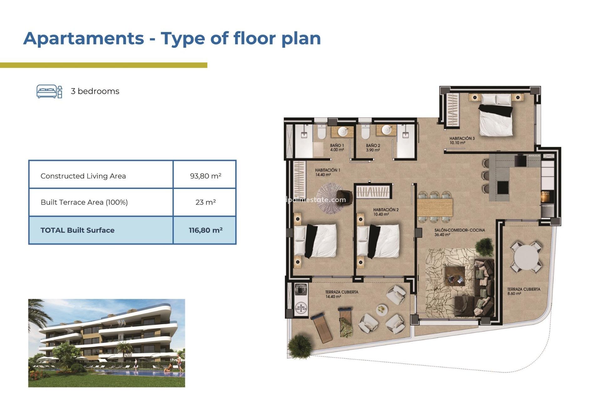 Nieuwbouw Woningen - Appartement -
Orihuela Costa - La Ciñuelica