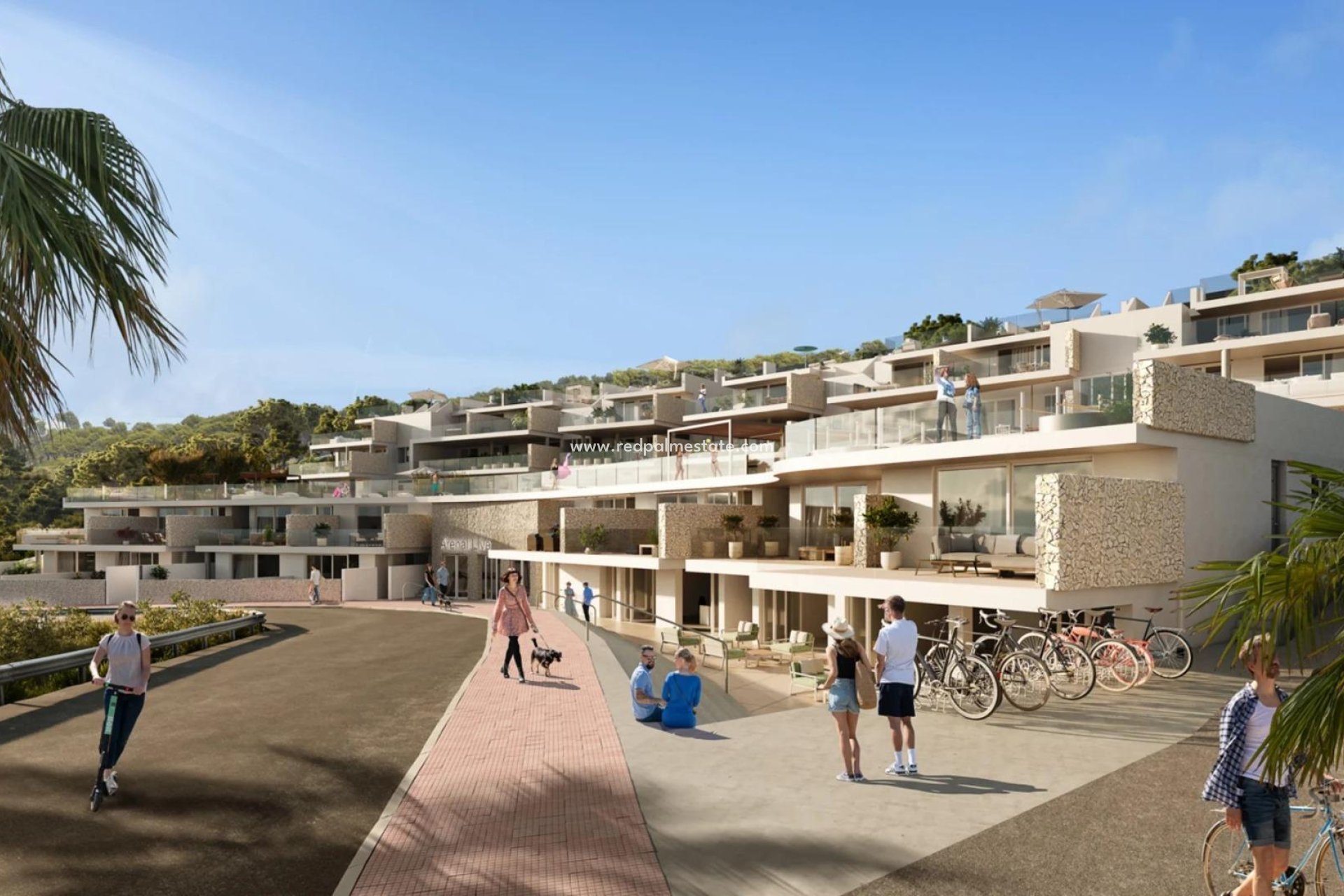 Nieuwbouw Woningen - Appartement Penthouse -
Arenal d´en Castell - pueblo