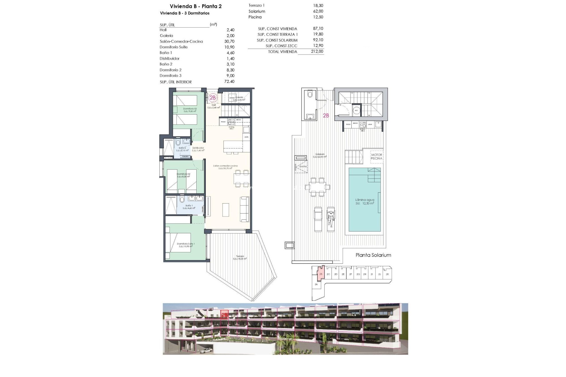 Nieuwbouw Woningen - Appartement Penthouse -
Benijofar - Pueblo