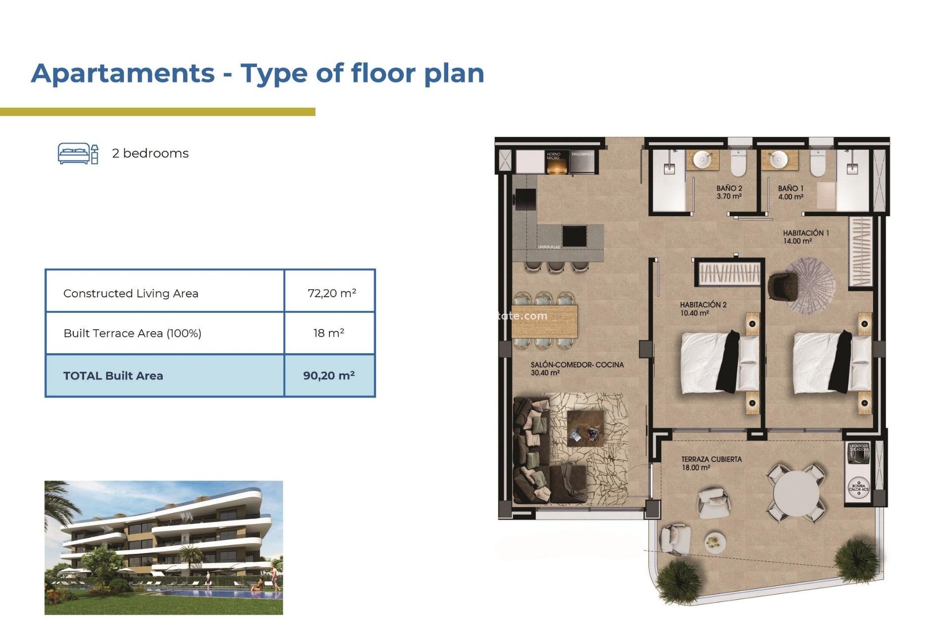 Nieuwbouw Woningen - Appartement Penthouse -
Orihuela Costa - La Ciñuelica